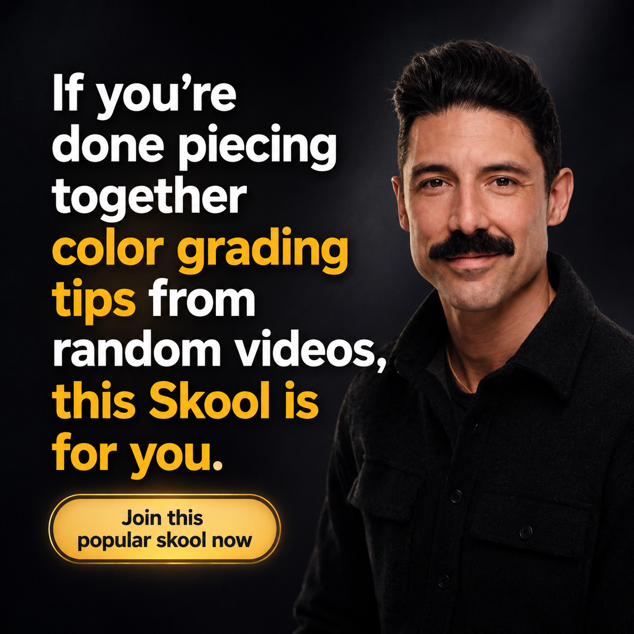 Skool Facebook ad