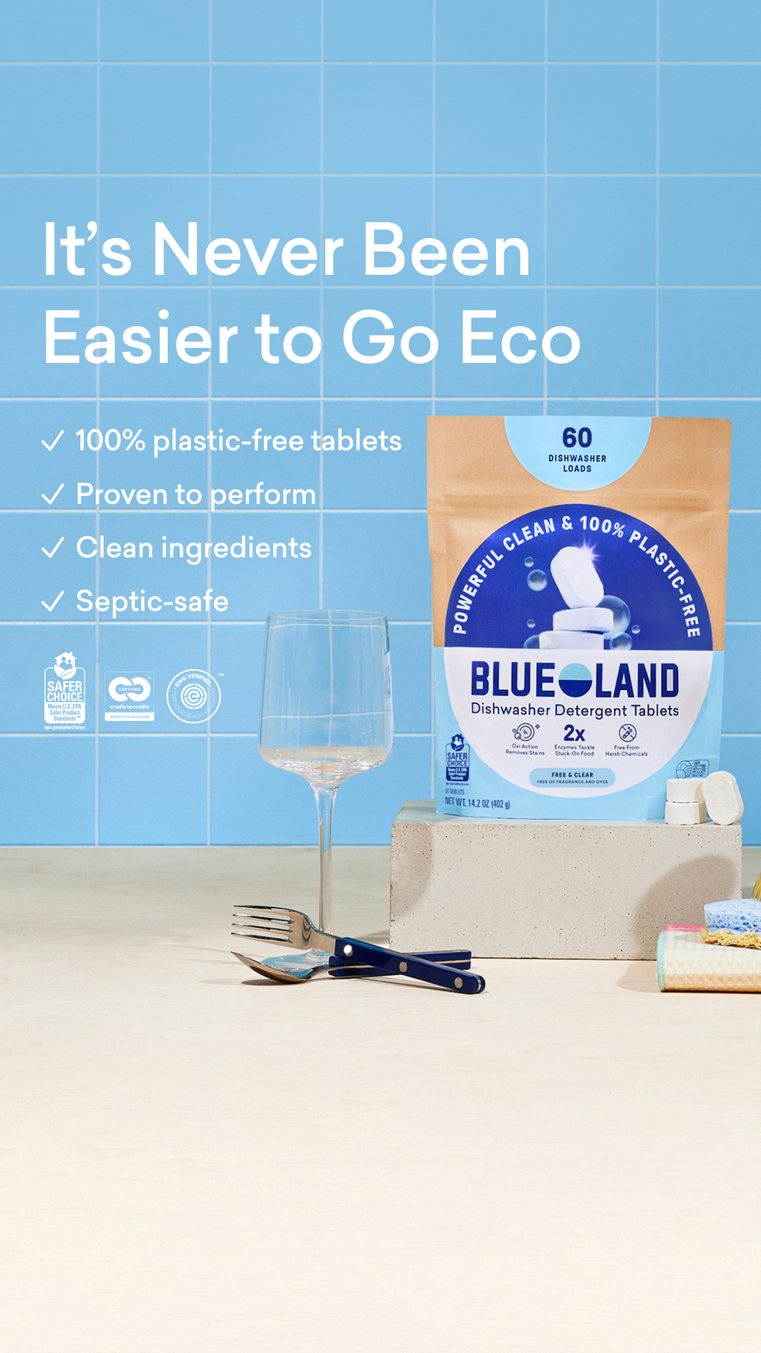 Blueland Facebook ad