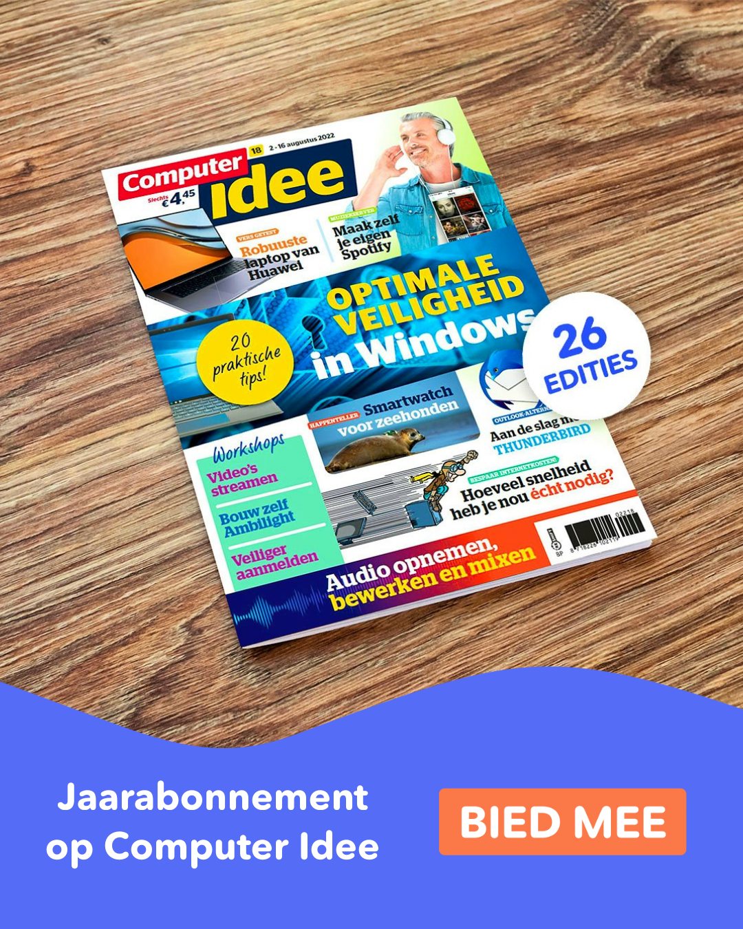 VakantieVeilingen Facebook ad: Producten met MEGA korting!