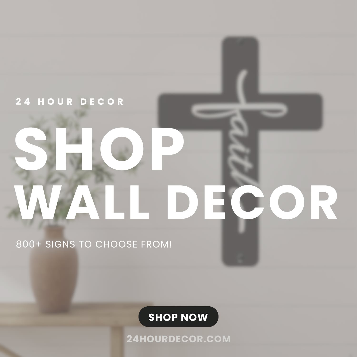 24 Hour Decor Facebook ad