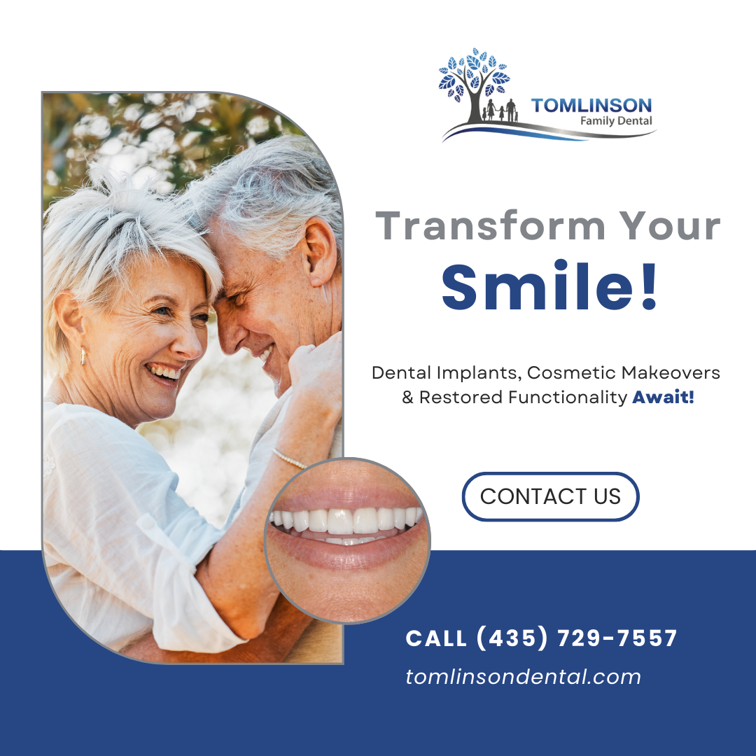 Tomlinson Family Dental Facebook ad: Restore Your Smile Today!