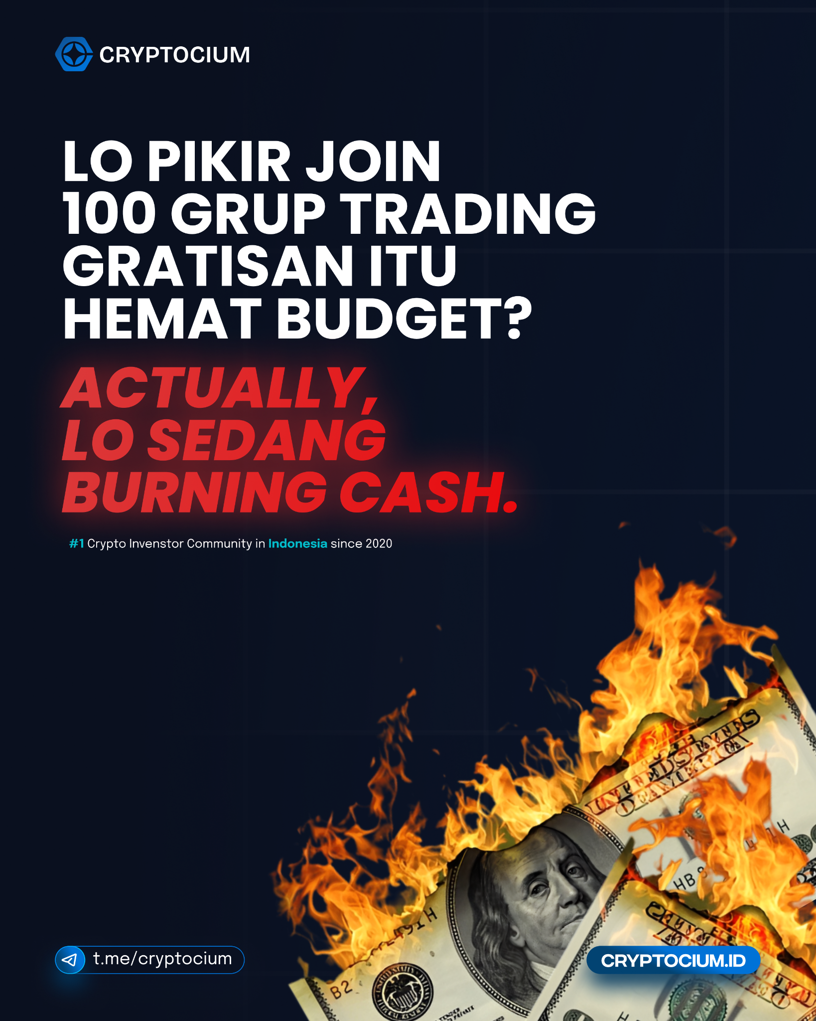 Cryptocium Facebook ad
