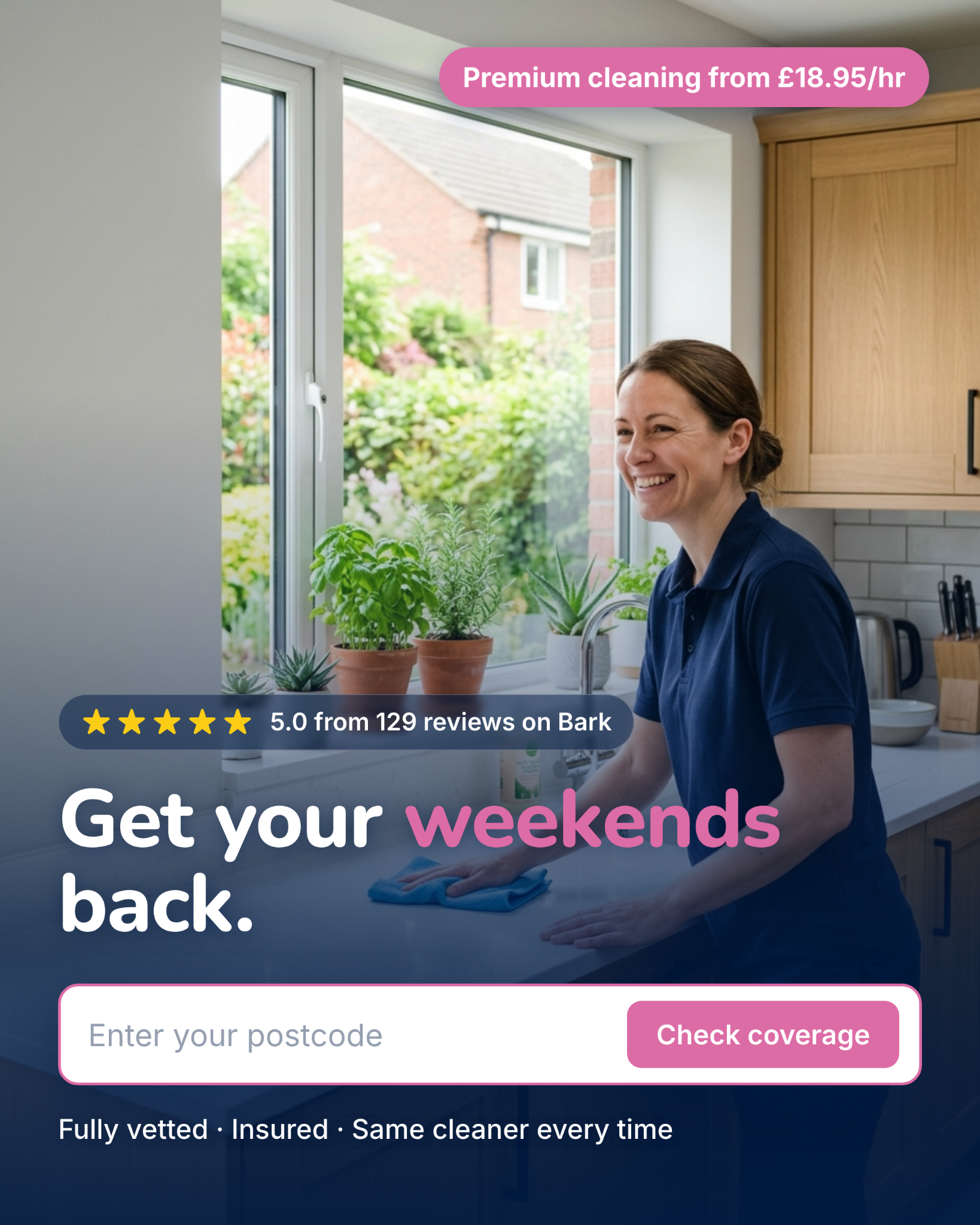Daisy Maid Cleaning South East Facebook ad
