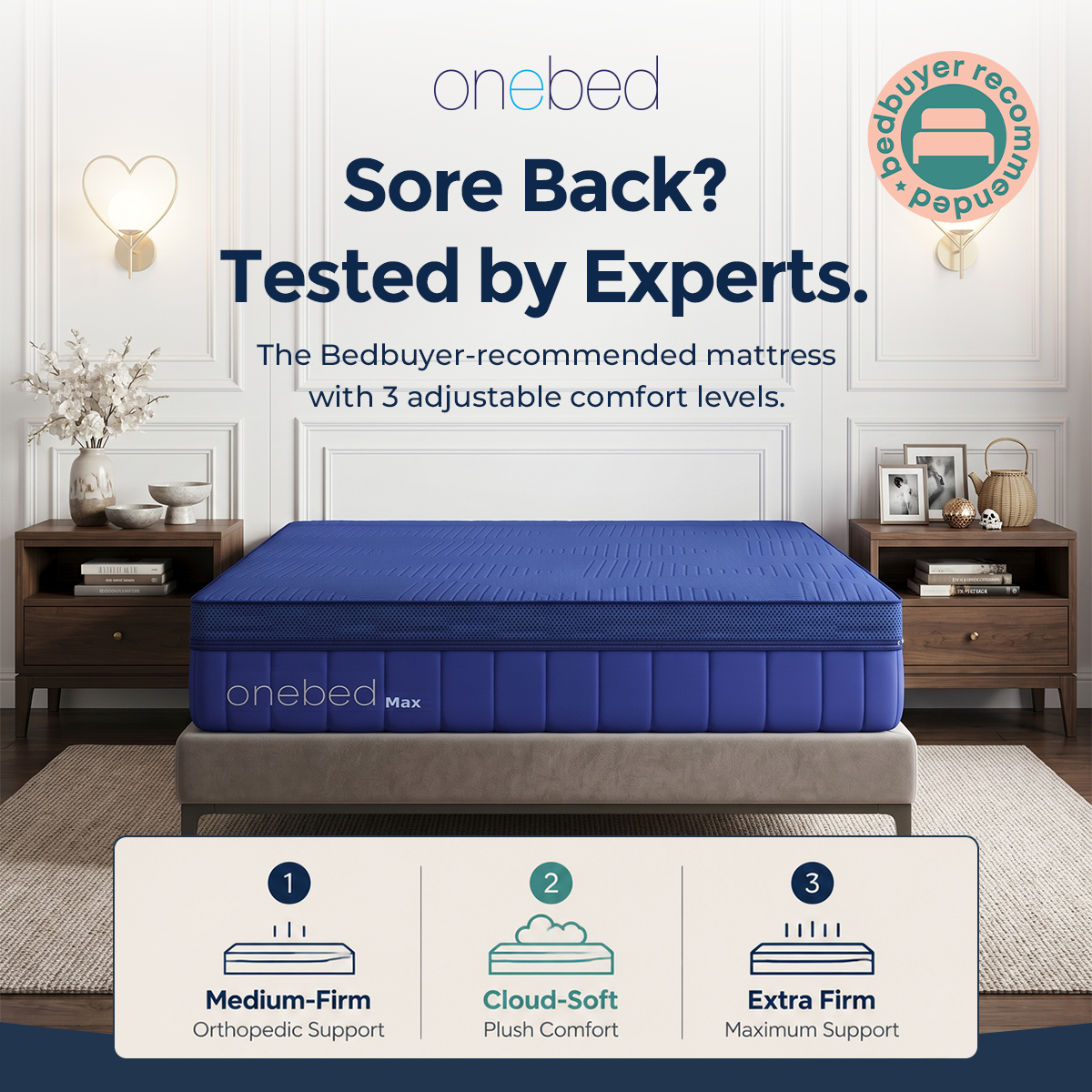 Onebed Facebook ad