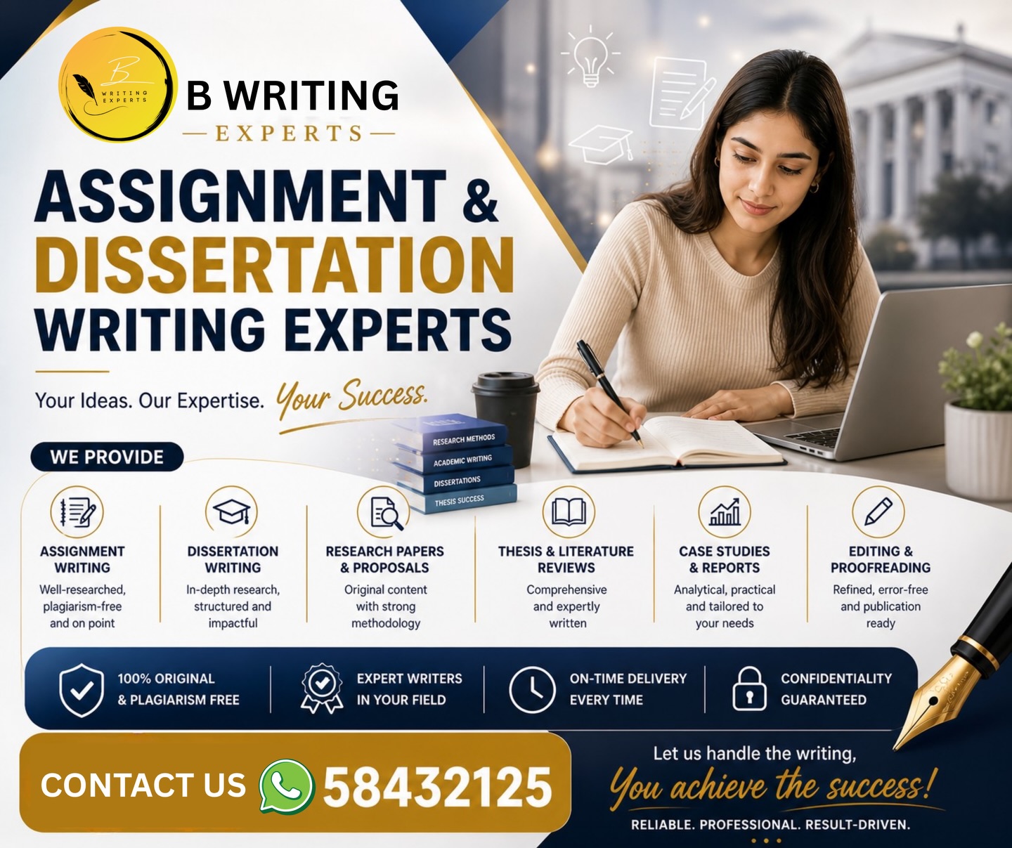 B Writing Experts Mauritius Assignment & Dissertation Facebook ad