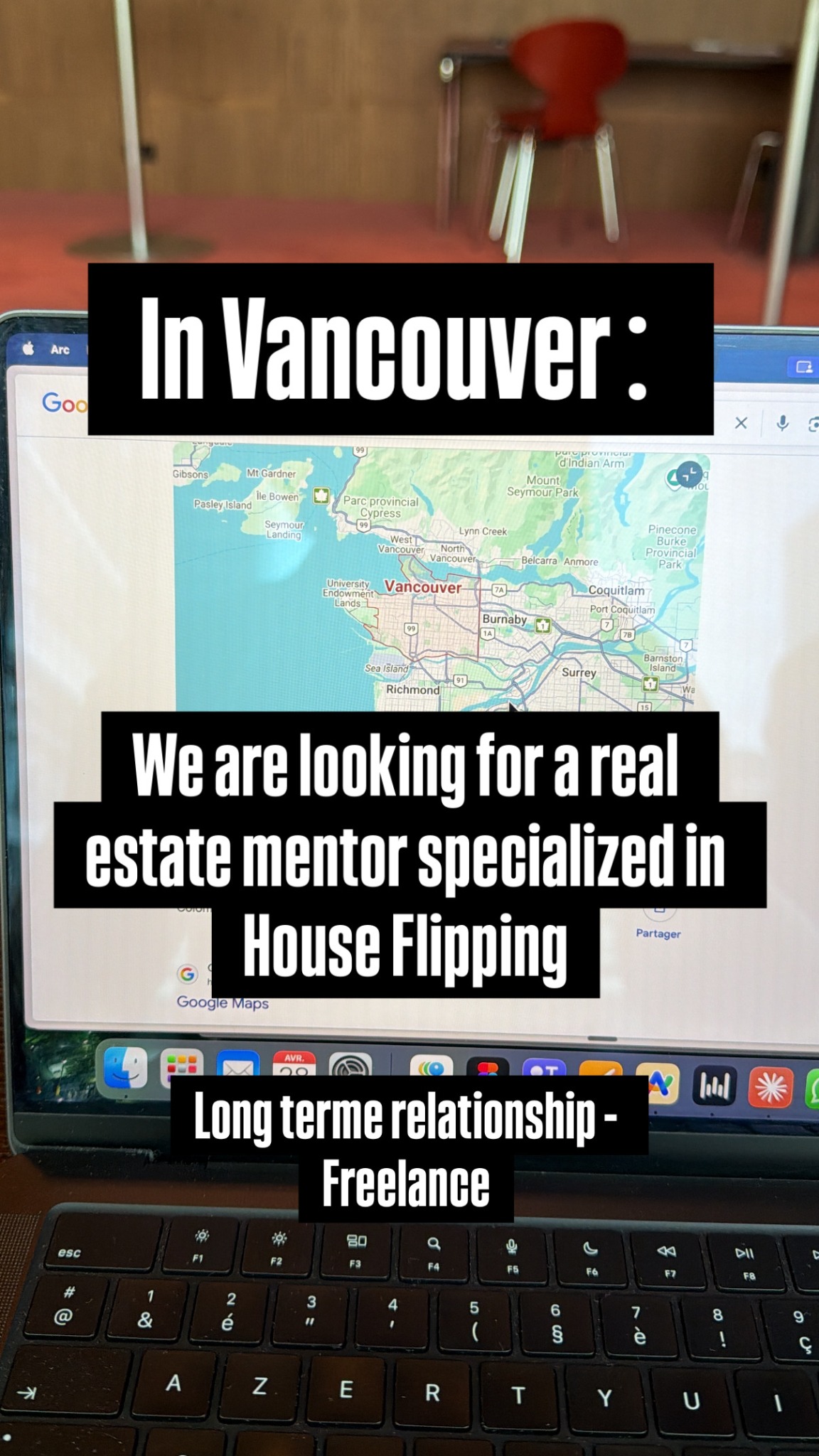 Immo Deals Canada Facebook ad: Freelance Real Estate Mentor Wanted