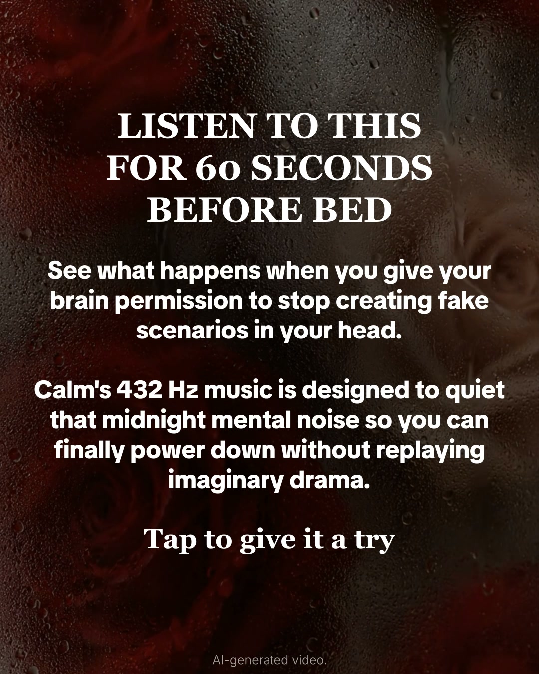 Calm Facebook ad: Take the quick test and find the EMDR-inspired sounds that…