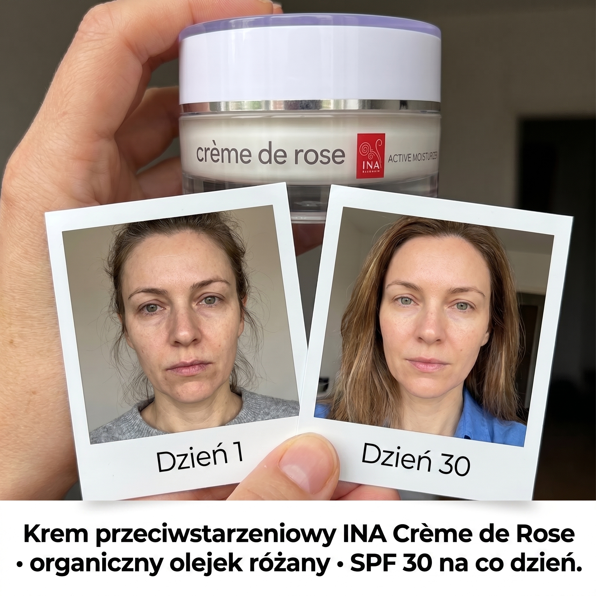 InaEssentials.PL - Rodzinne Kosmetyki Organiczne Facebook ad: Dzień 1 i dzień 30: zobacz różnicę