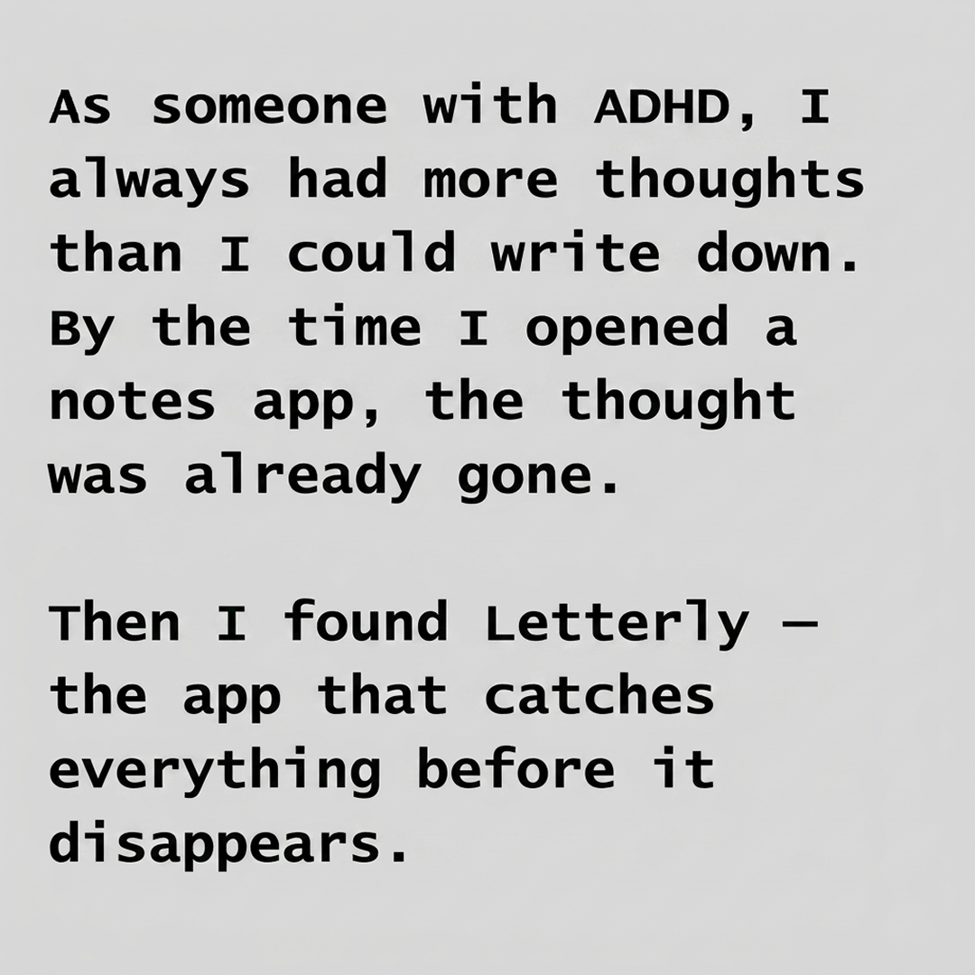Letterly Facebook ad