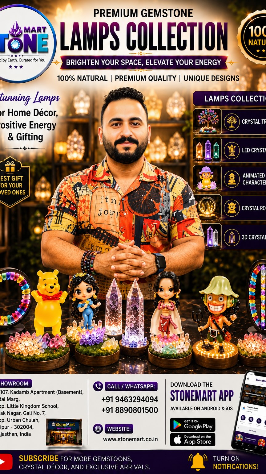 STONE MART Facebook ad: Light Up Your Space with StoneMart’s Premium Gemstone…