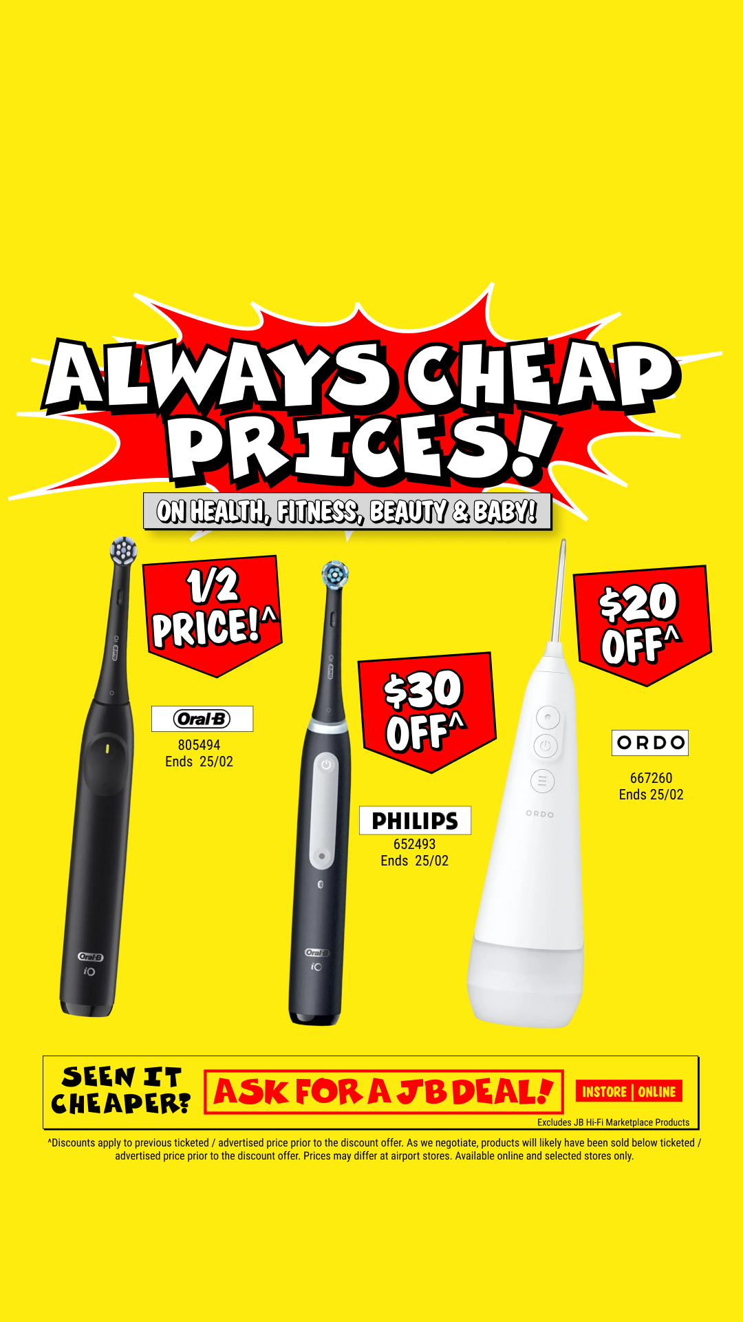 JB Hi-Fi Facebook ad