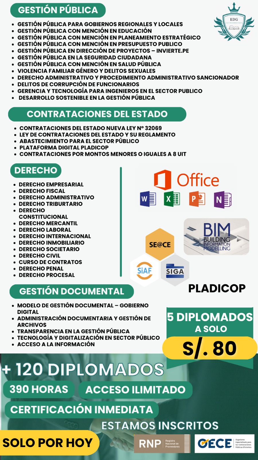 Escuela de gestión pública Latinoamericana - EDG Facebook ad from Nov 6, 2025