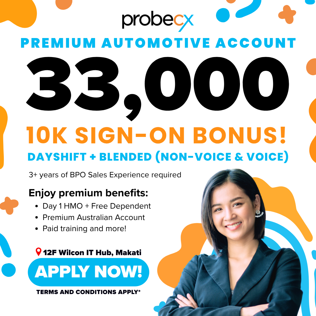 Probe CX Philippines Facebook ad