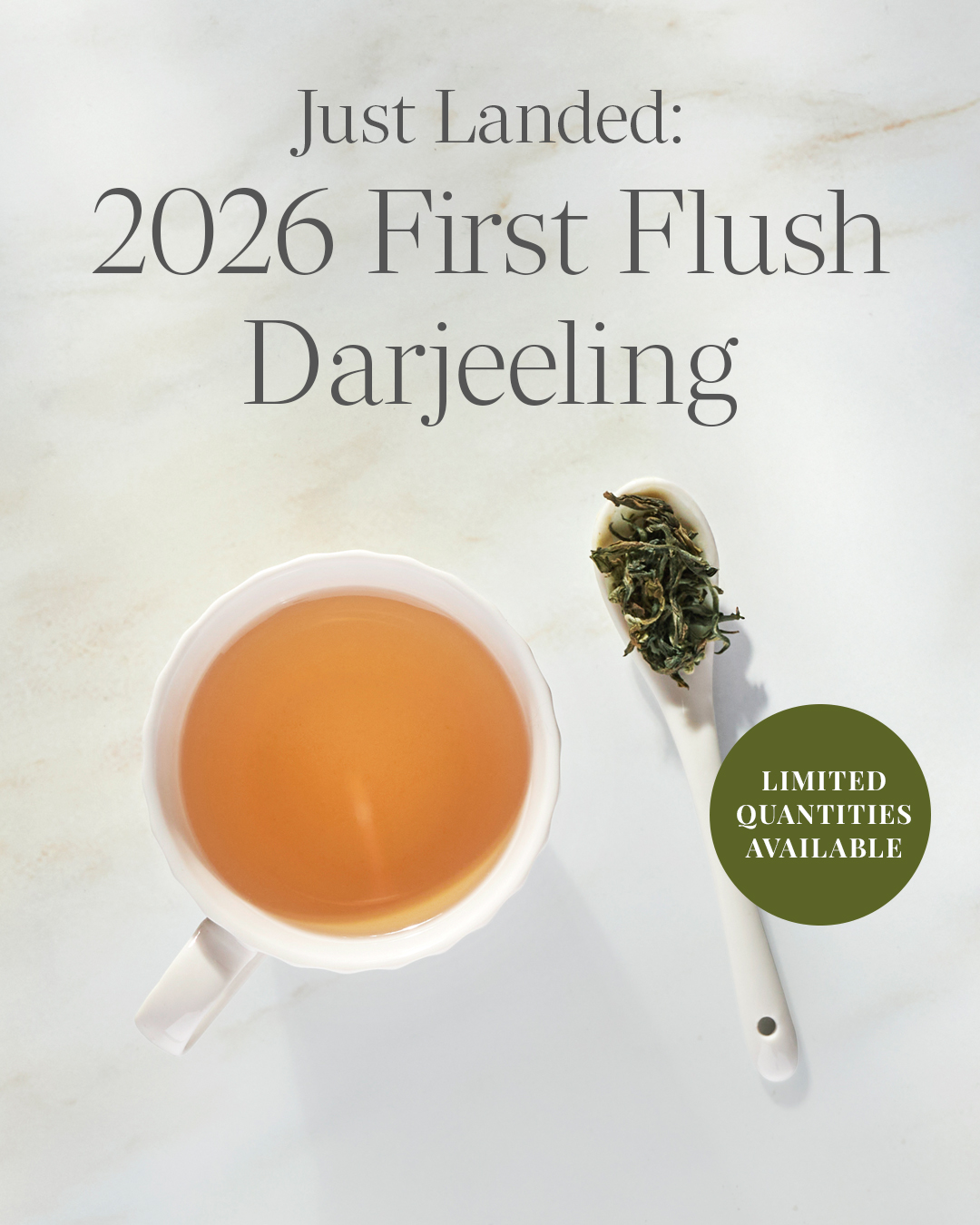 Upton Tea Imports Facebook ad from Apr 15, 2026