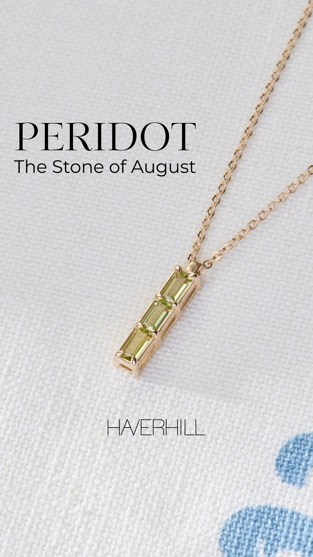 HAVERHILL Collection Facebook ad: 14k Gold Birthstone Jewelry