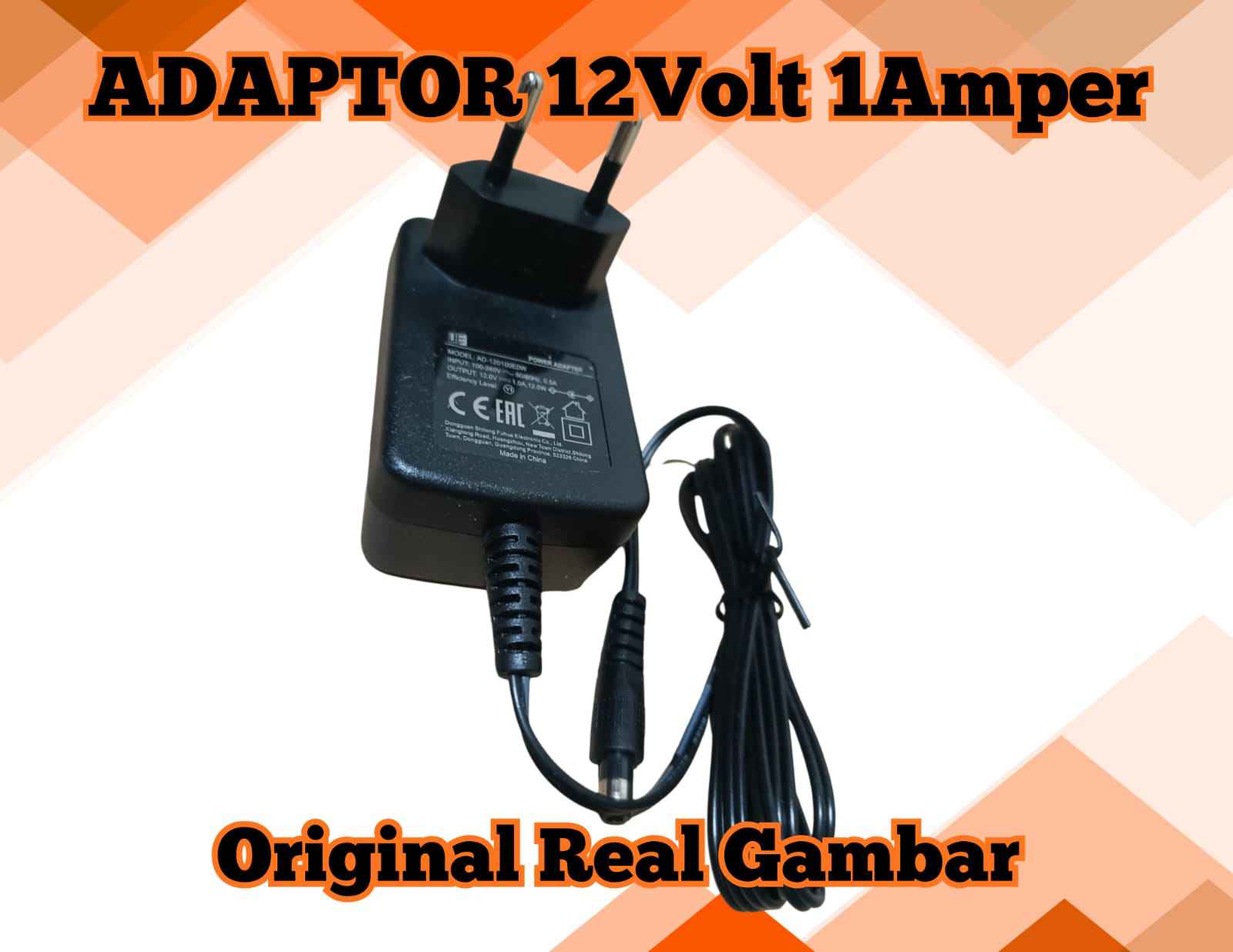 Lani Saputra Facebook ad: ADAPTOR 12V 1A NEW ORIGINAL REAL AMPER untuk ROUTER MODEM…