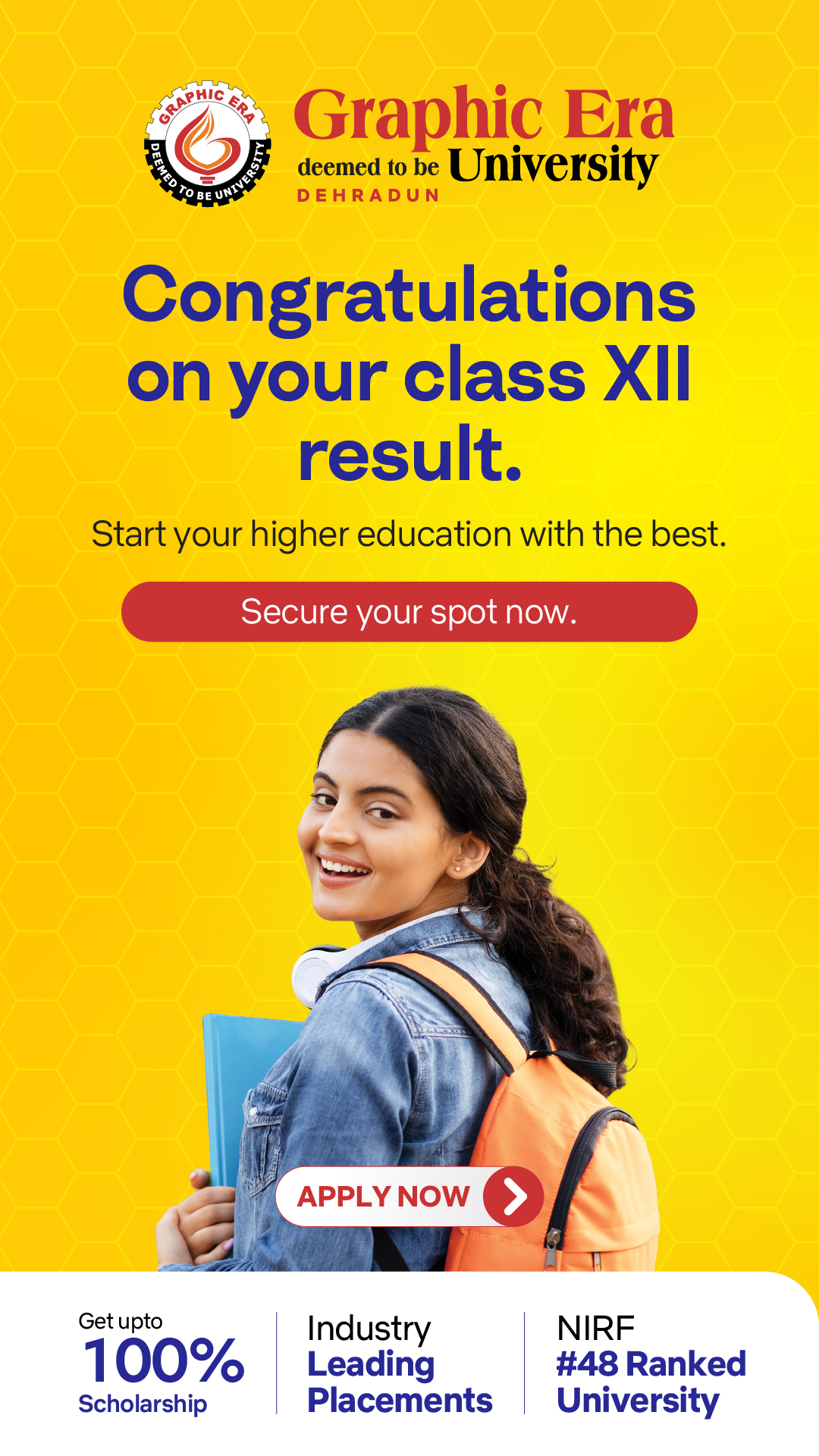 Graphic Era Deemed to be University Facebook ad
