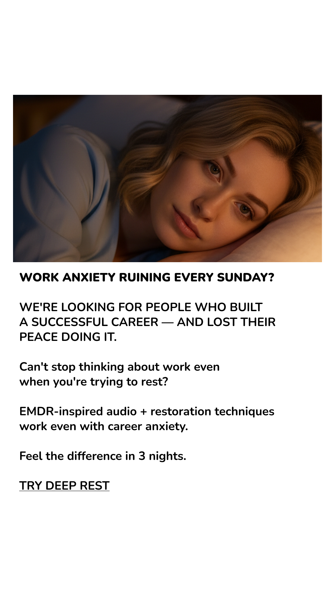 Calm Facebook ad