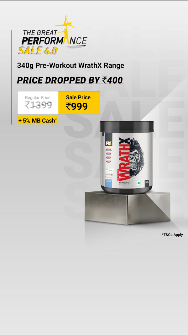 MuscleBlaze Facebook ad
