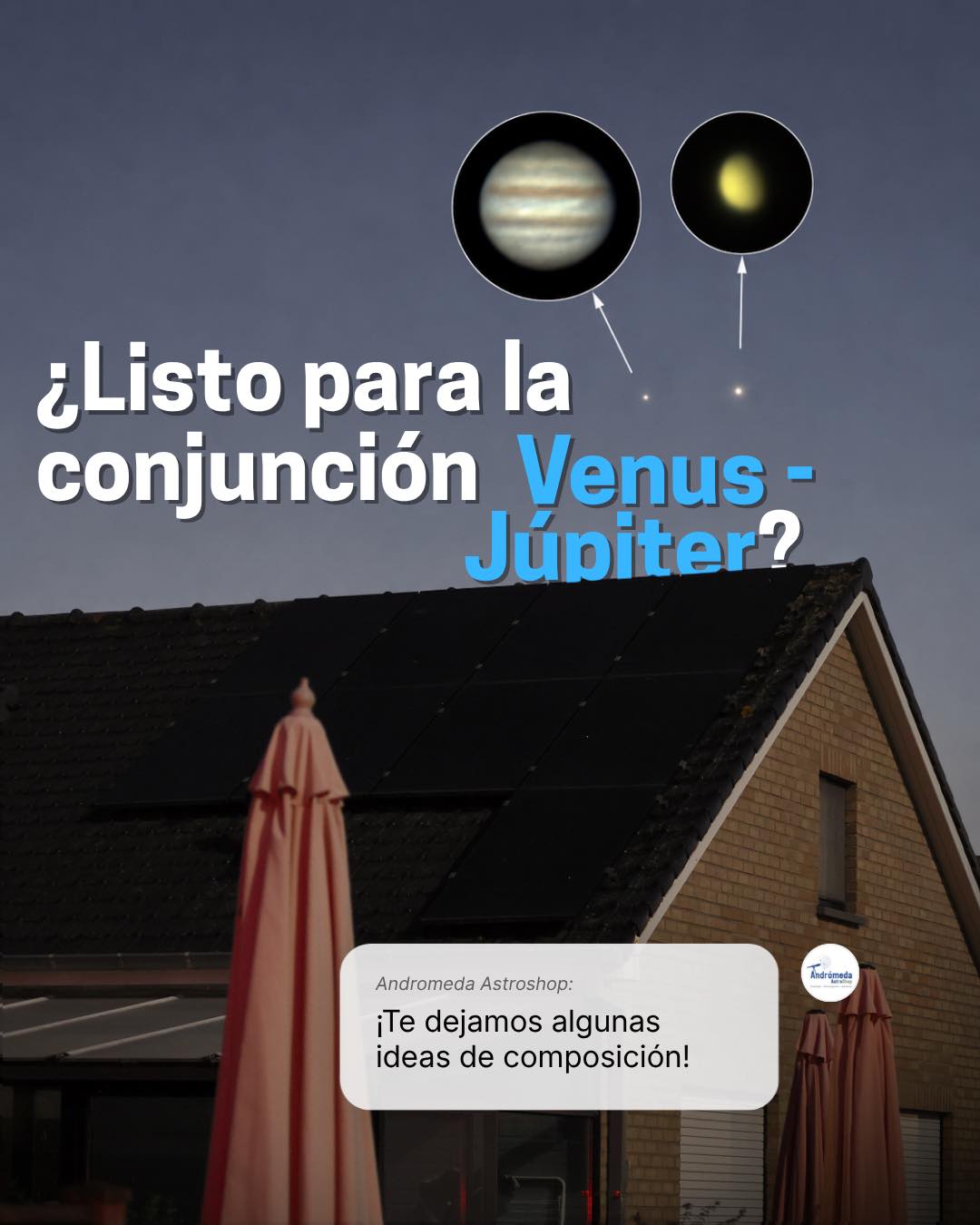 Andrómeda AstroShop Facebook ad: ¿Ya tienes tu equipaje listo para darte una…