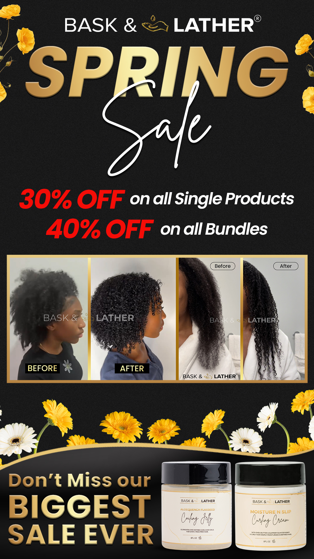 Bask & Lather Co Facebook ad