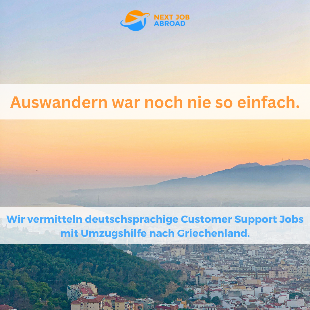 Next Job Abroad Facebook ad: Bewirb dich jetzt!