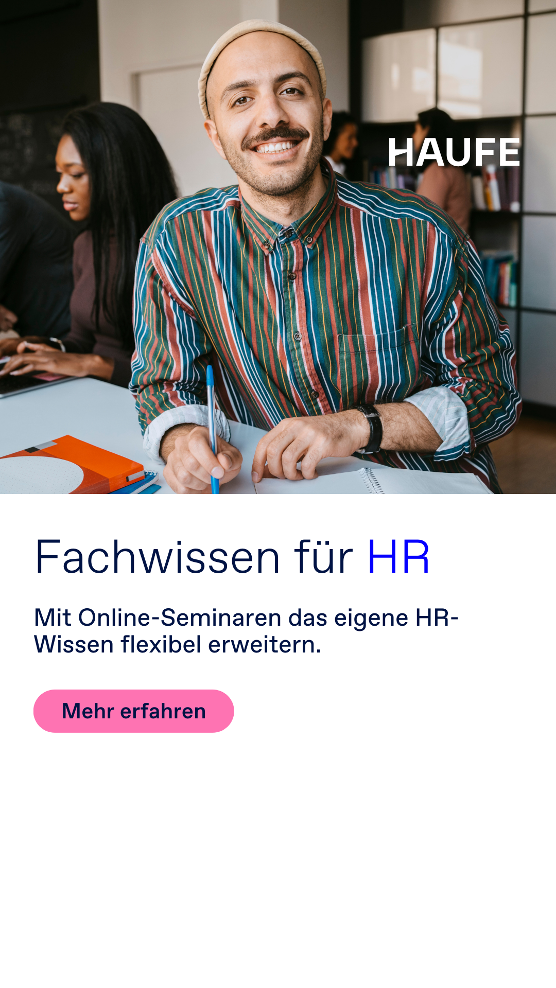 Haufe Facebook ad