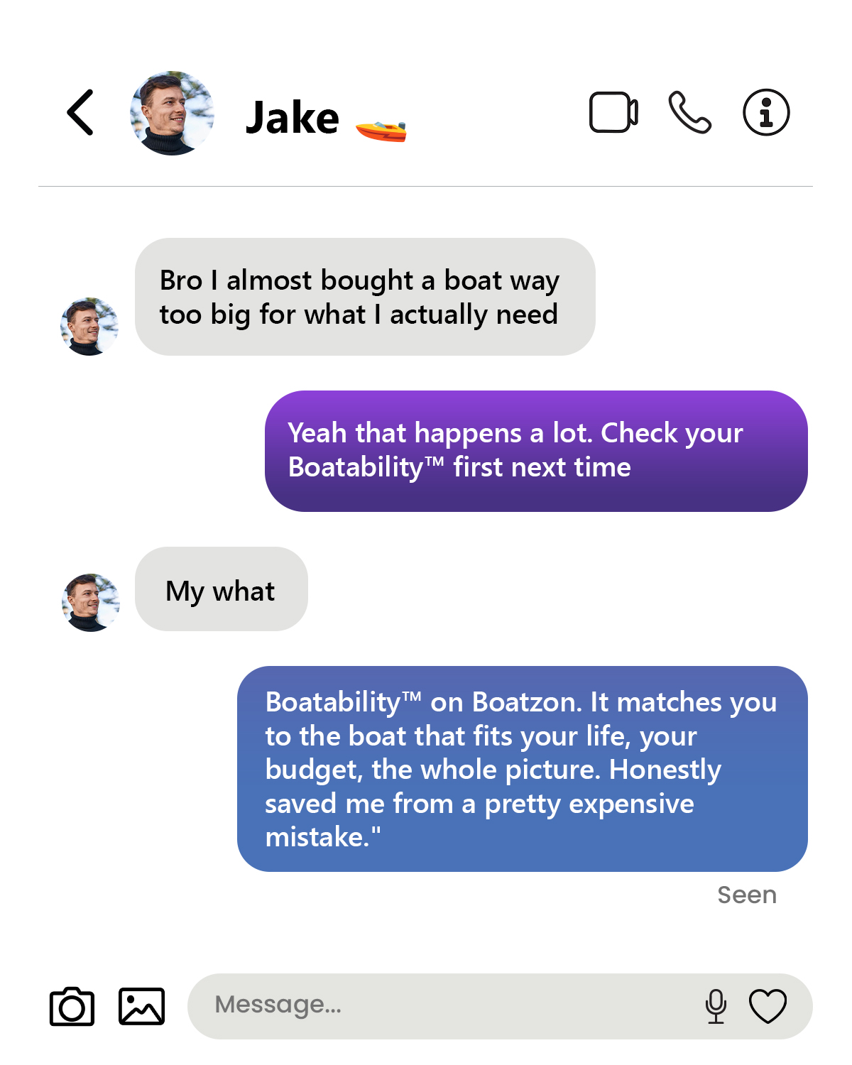 Boatzon Facebook ad