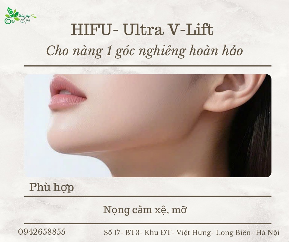 Thủy Mộc Spa Facebook ad: HIFU NỌNG CẰM, GỌN GÀNG LẠI ĐƯỜNG NÉT…