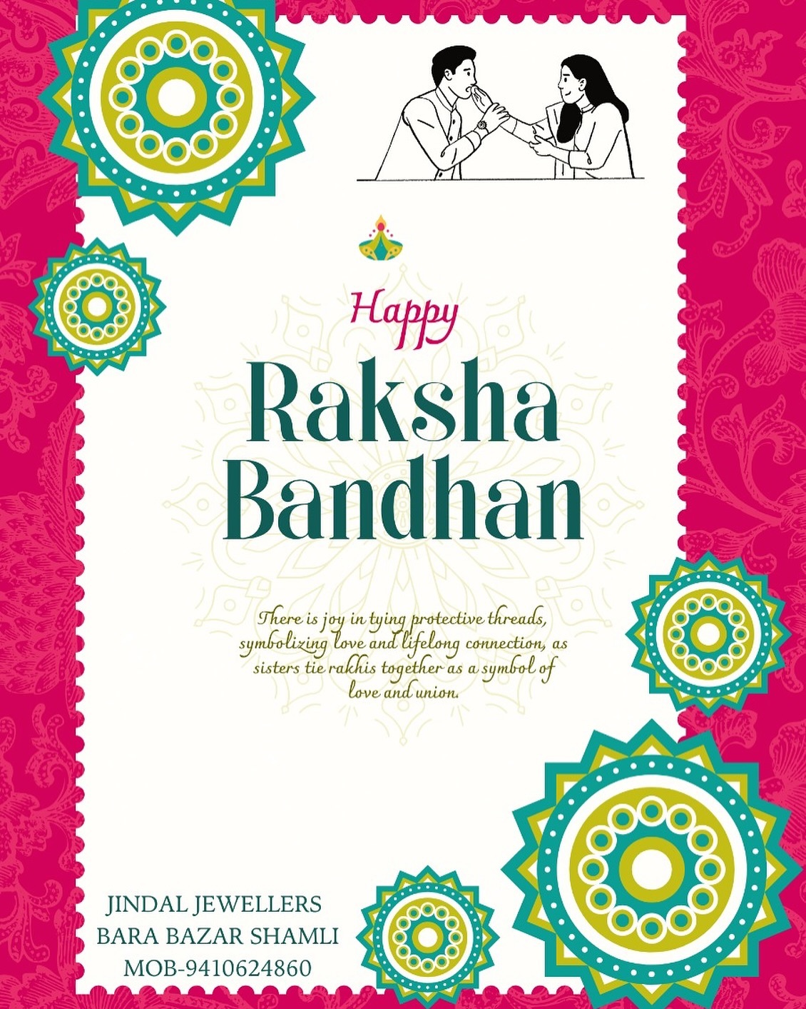 Jindal Jewellers Facebook ad: This Rakhi, let’s promise to be there for…