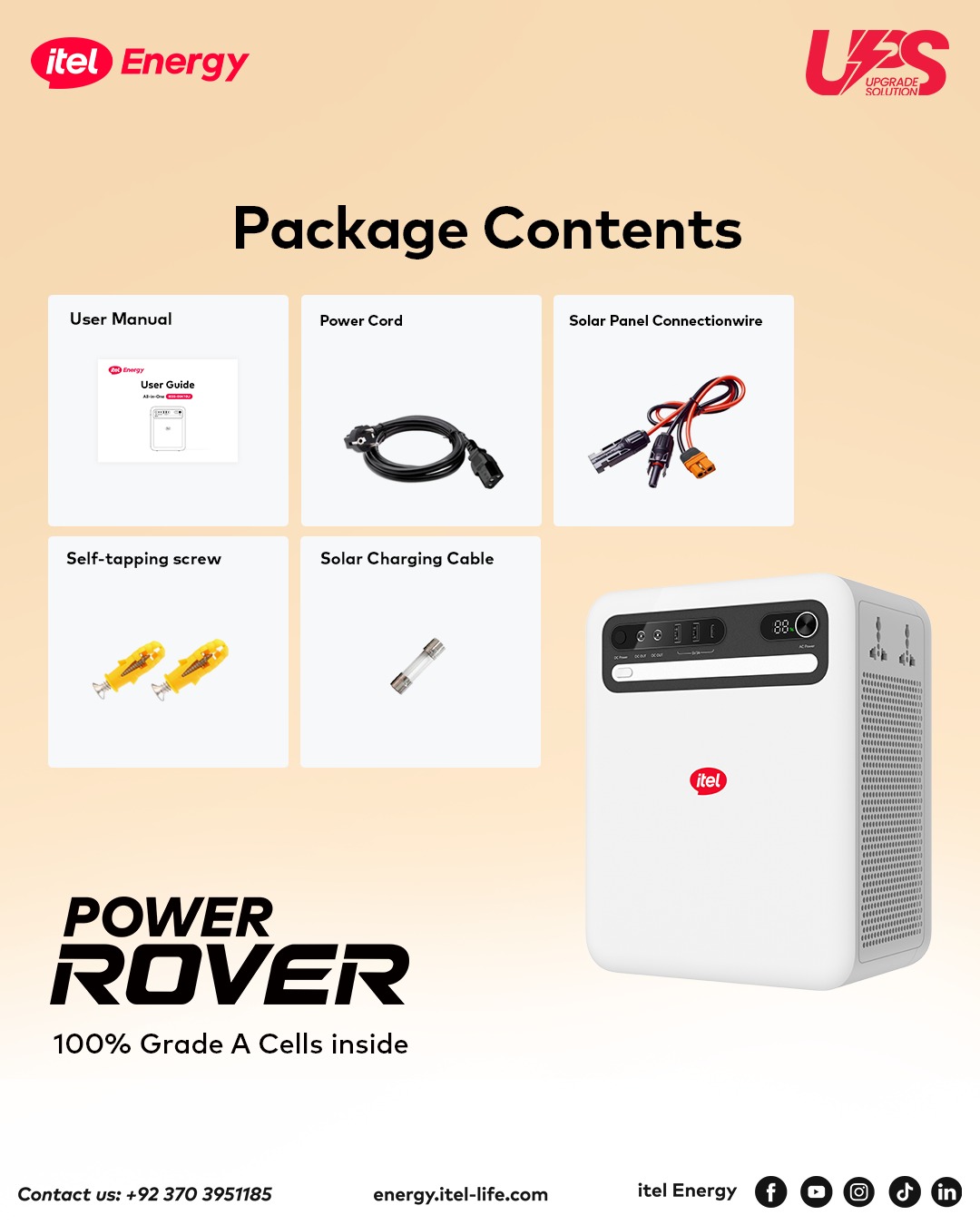 itel Energy Facebook ad: Everything You Need, Right in the Box!
