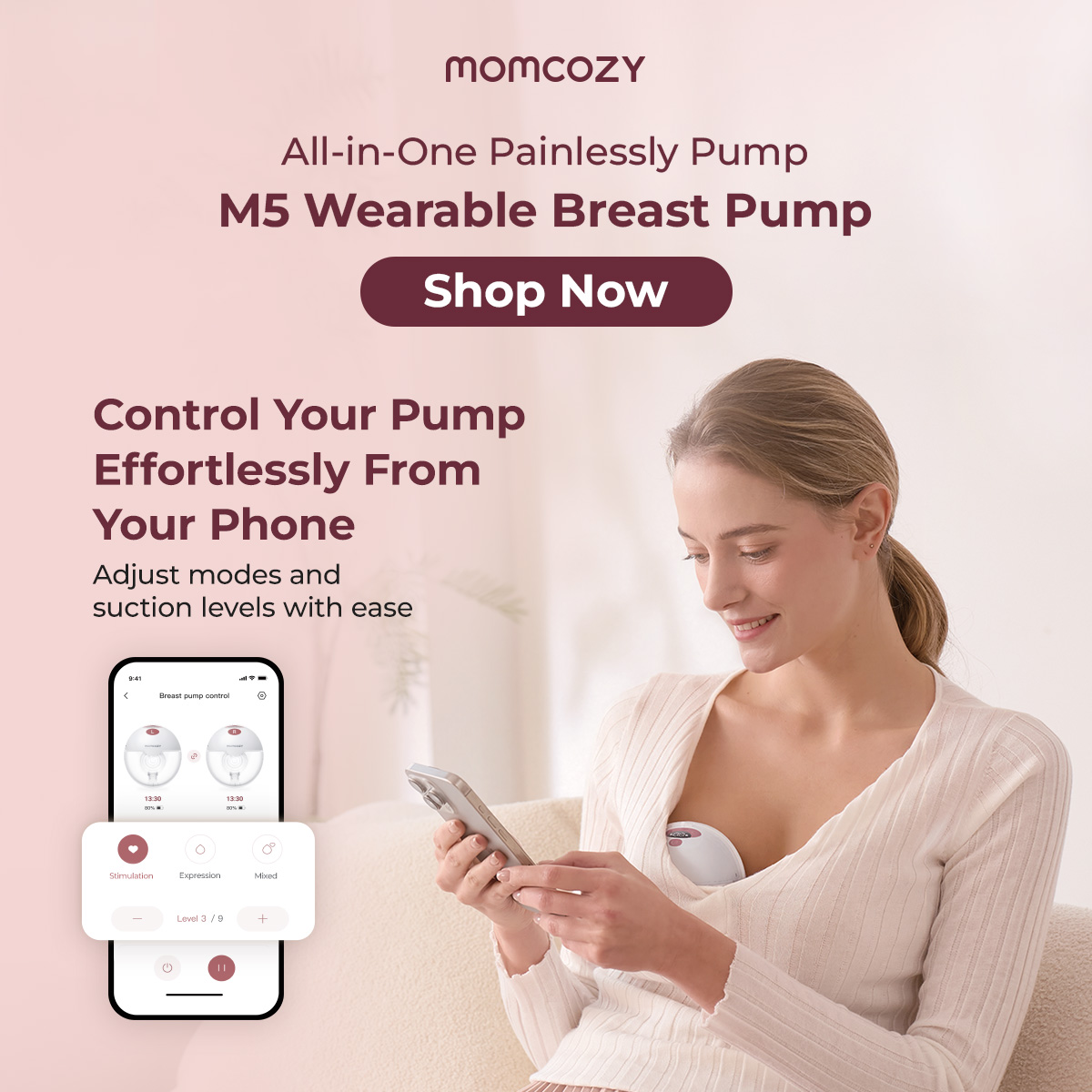 Momcozy Facebook ad