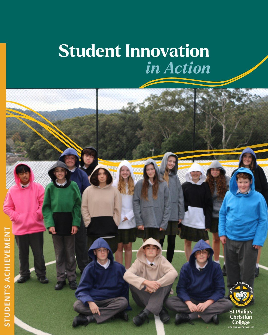 St Philip's Christian College Gosford Facebook ad: Creativity with purpose.