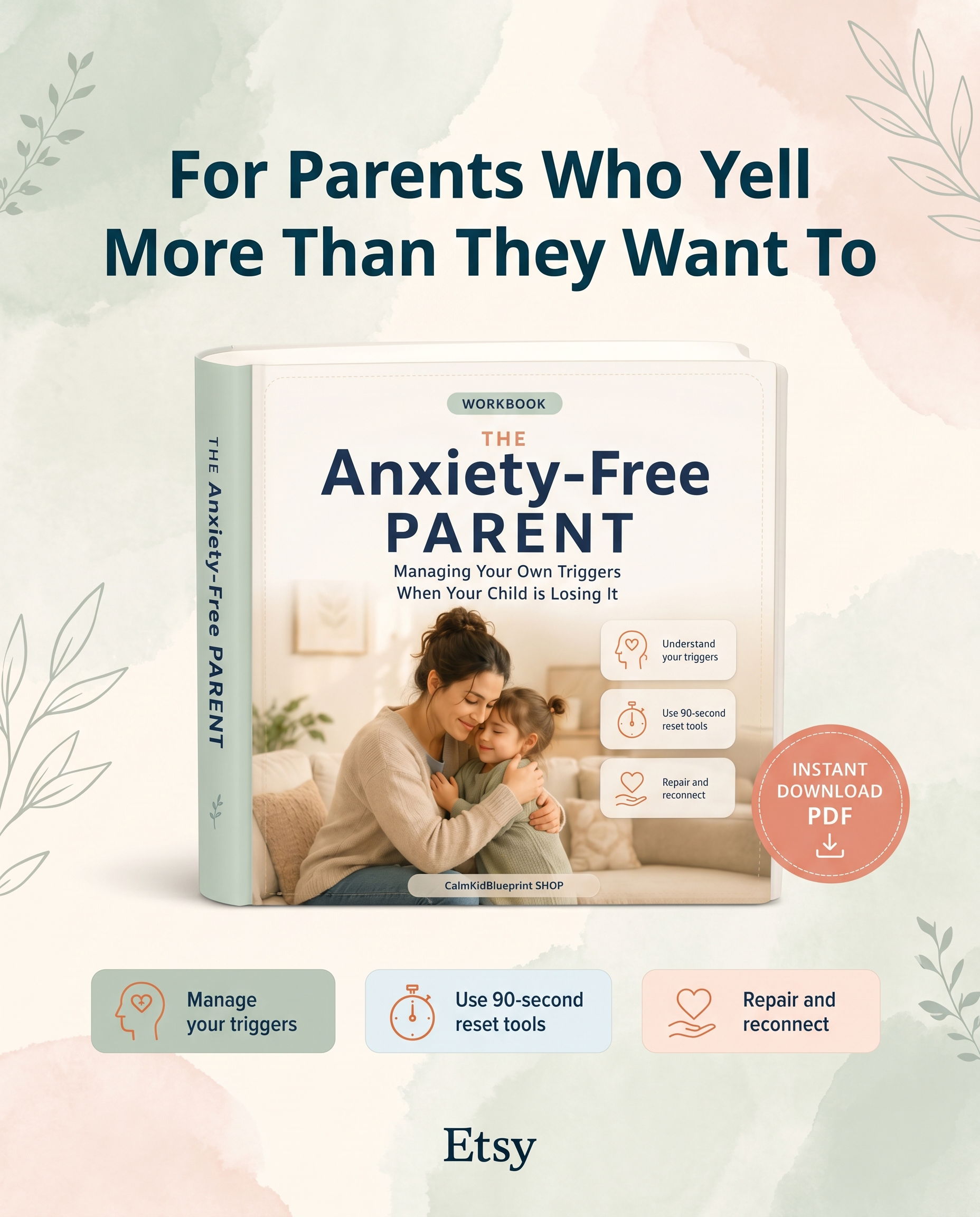 CalmKidblueprint Facebook ad: Stay Calm When Your Child Is Losing It