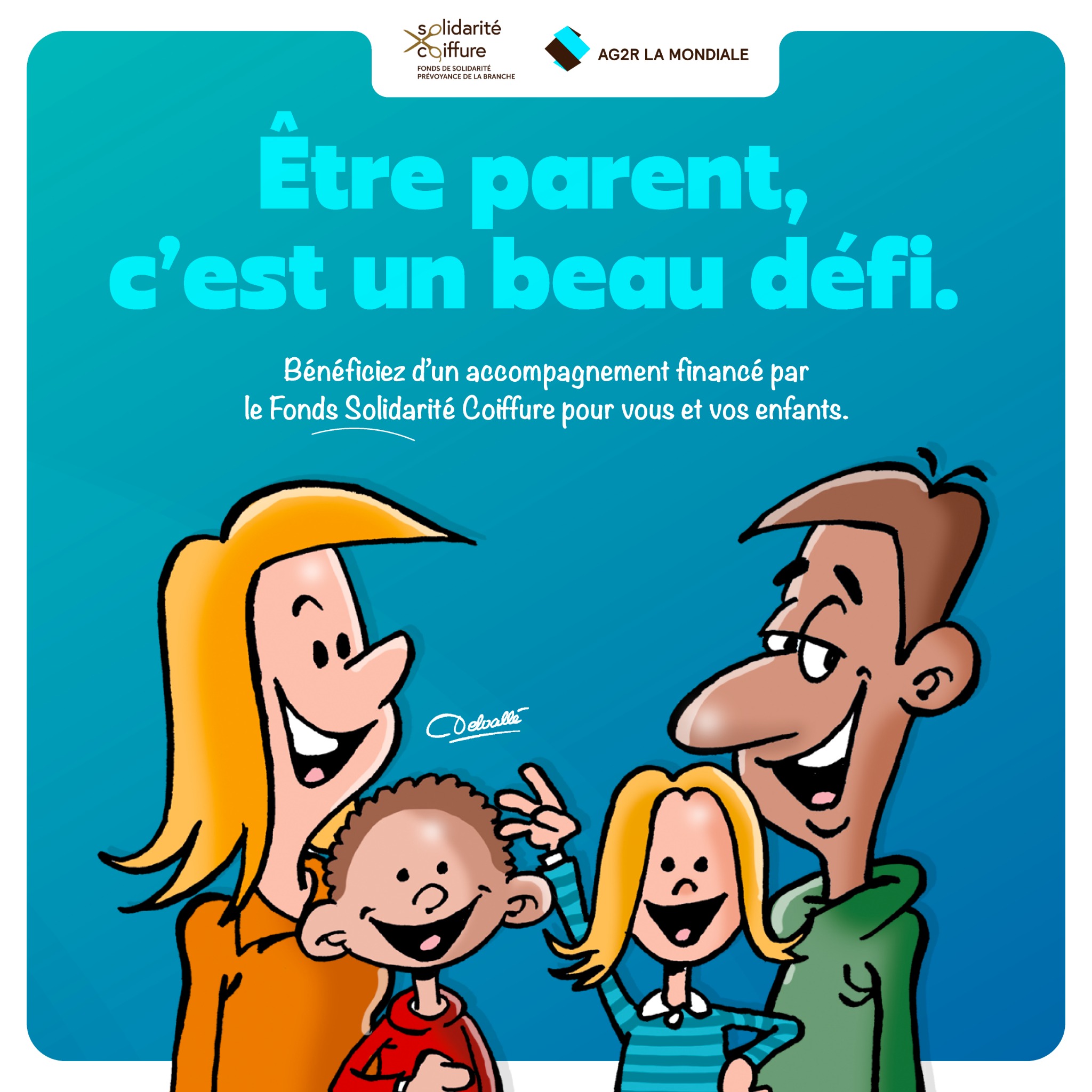 Ensemble pour la Coiffure Facebook ad: Solidarité Coiffure - AG2R La Mondiale - Et vous, quelle…