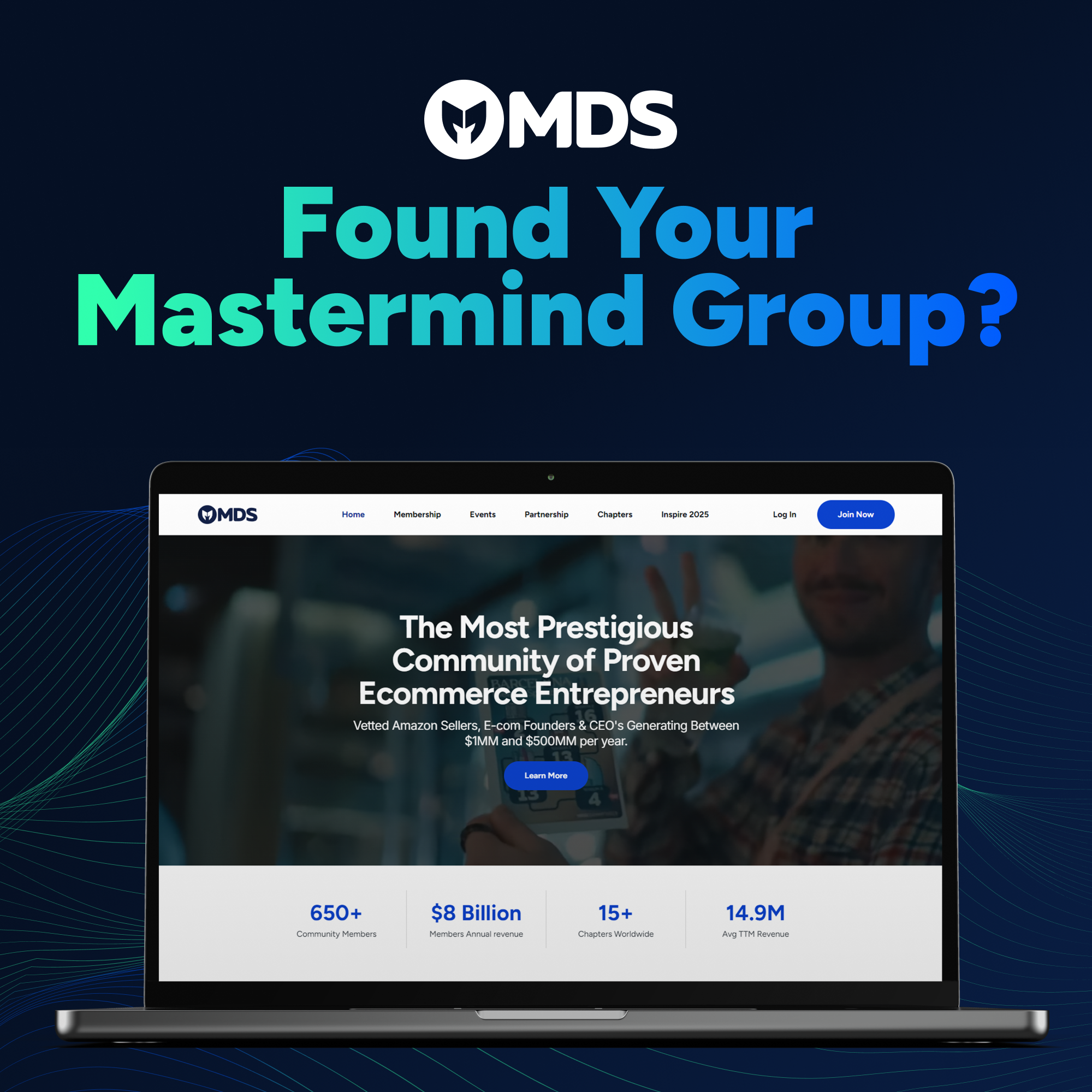 MDS.co - The Ecom Founders Community Facebook ad from Jul 12, 2026