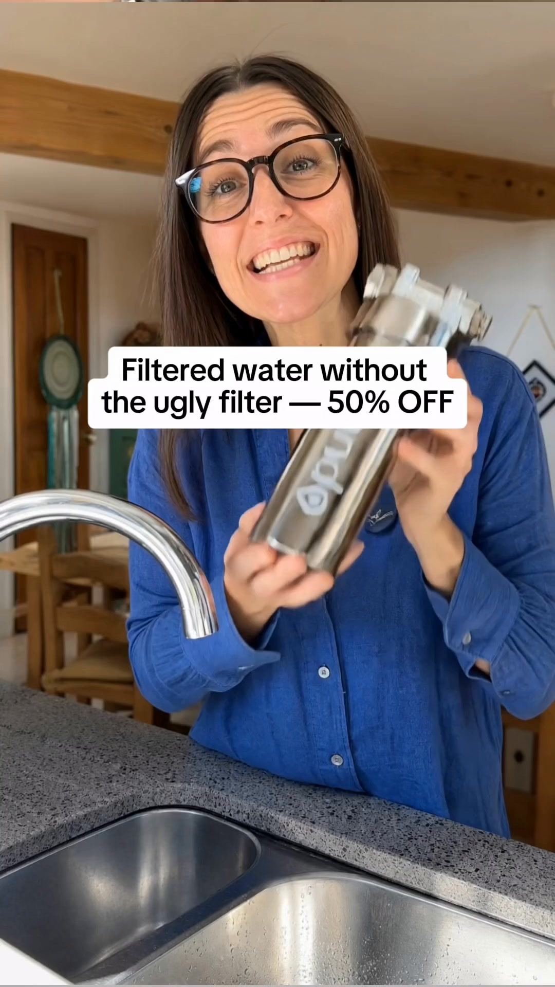 Puure Facebook ad: Make Tap Water Taste Better