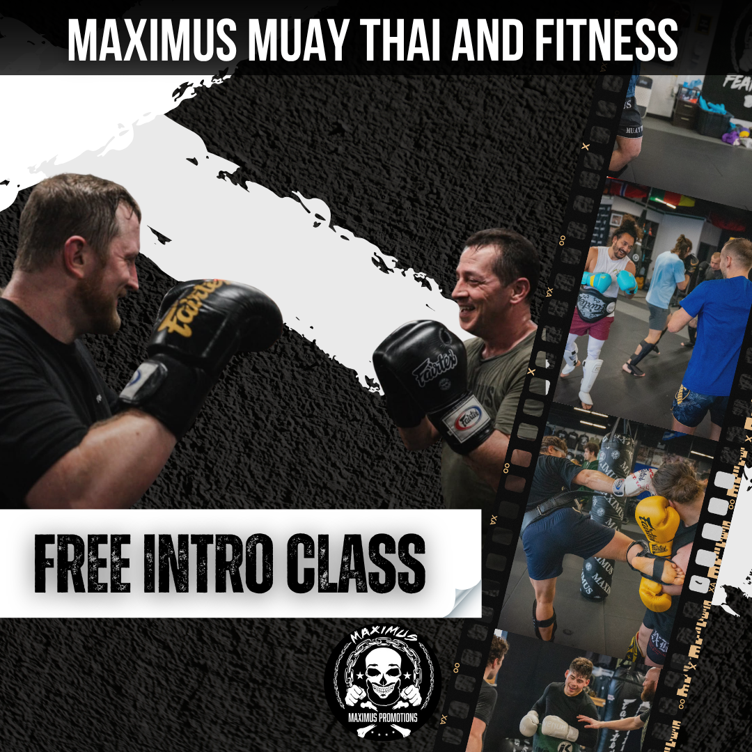 Maximus Muay Thai and Fitness Facebook ad from Sep 1, 2026