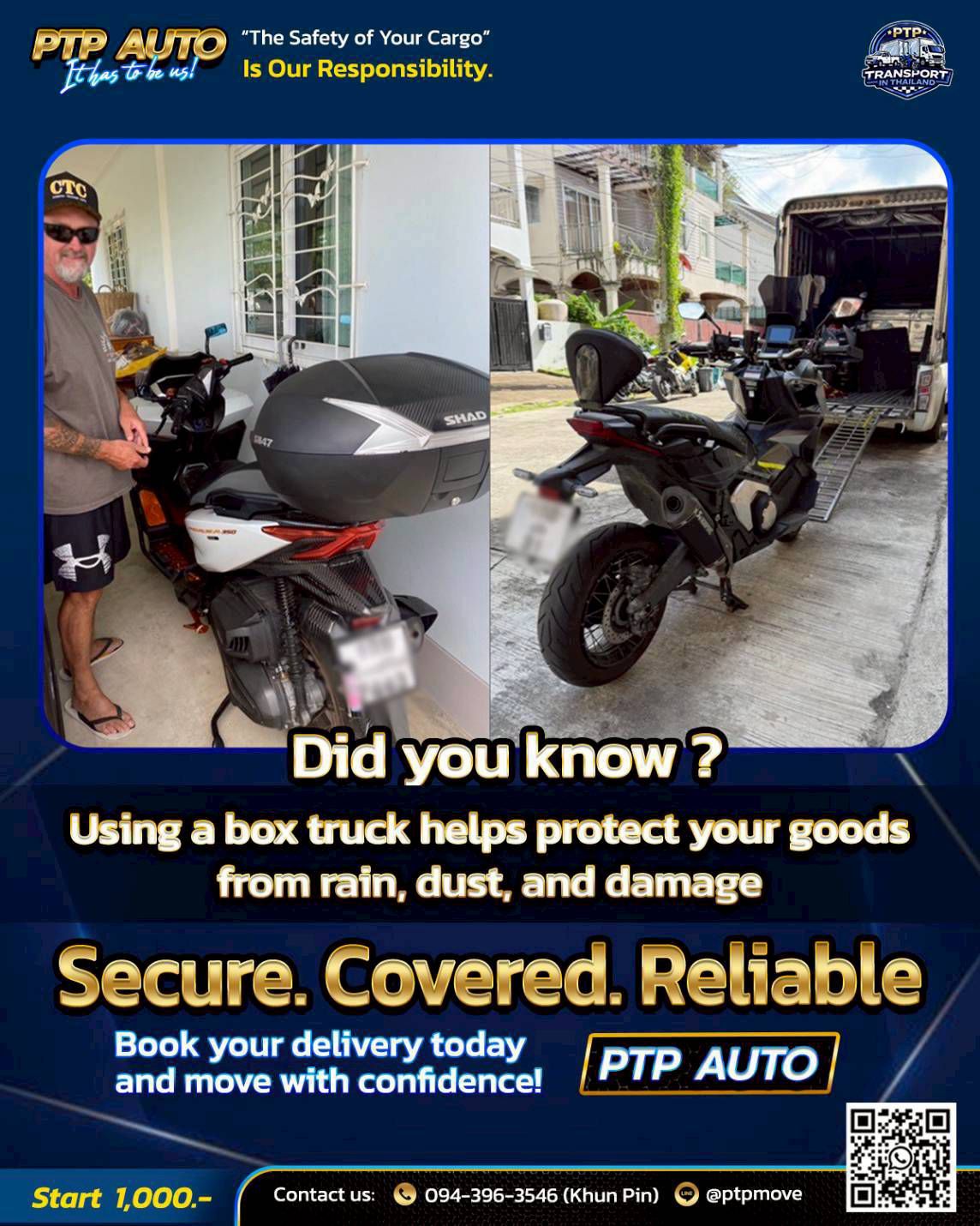 PTP Transportation Company  Facebook ad