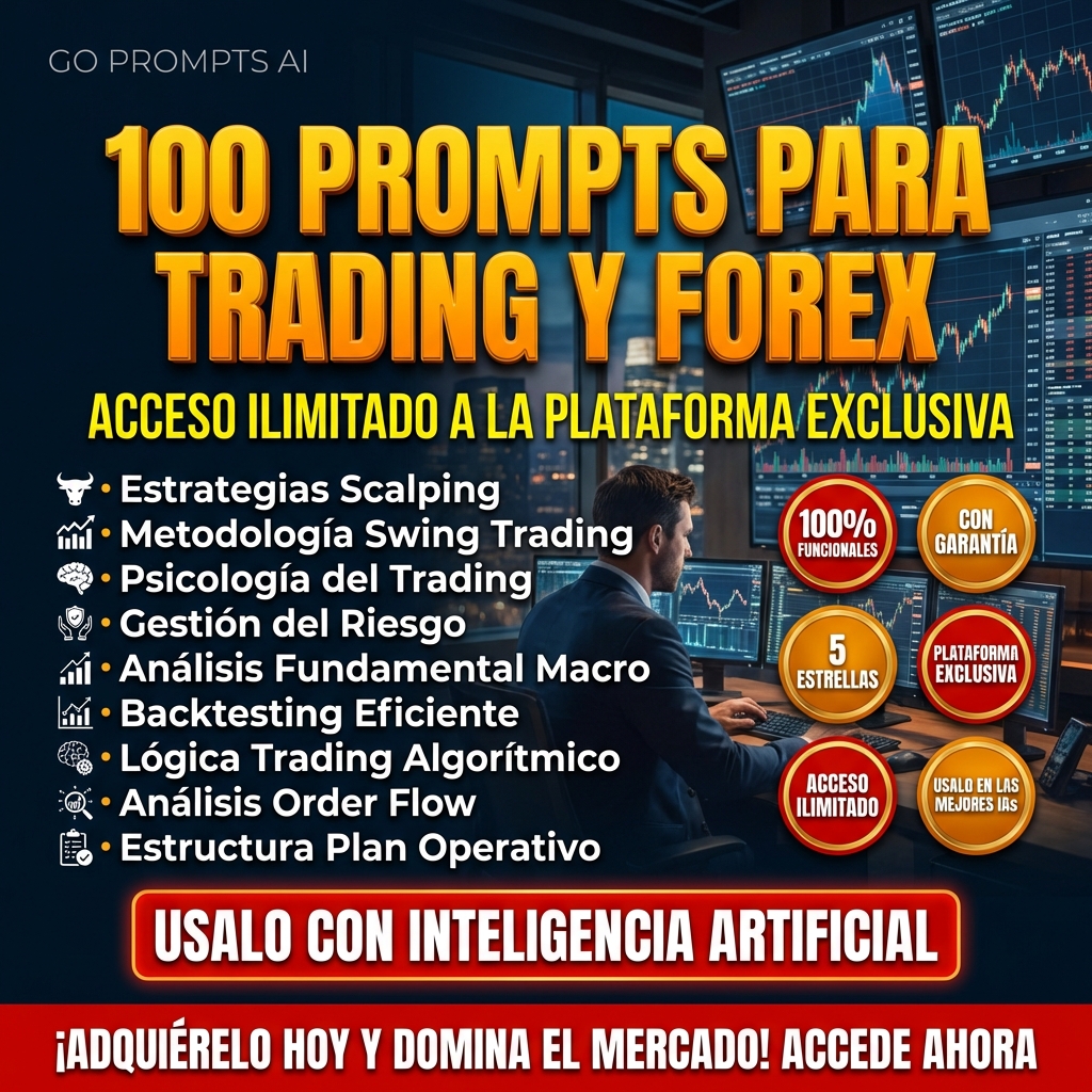 Go Prompts AI Facebook ad: ¡Atención Traders! ¿Tu operativa se siente estancada?