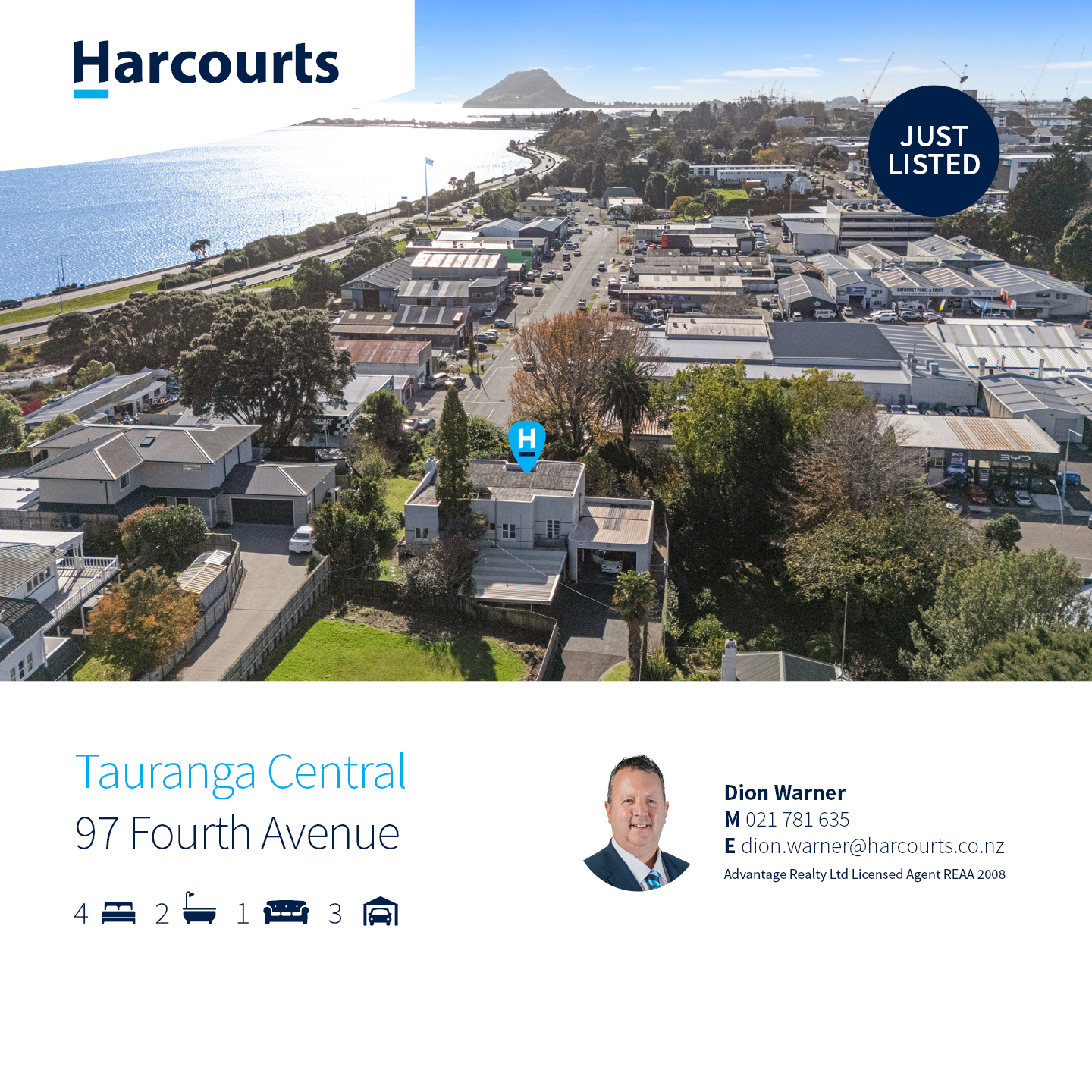 Harcourts Advantage Tauranga Facebook ad