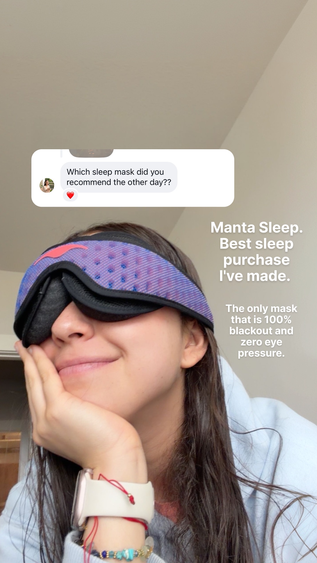 Manta Sleep Facebook ad