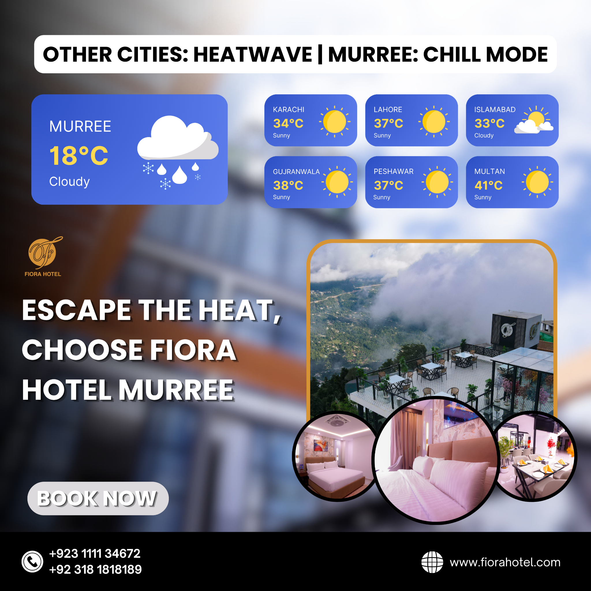 Fiora Hotel Facebook ad