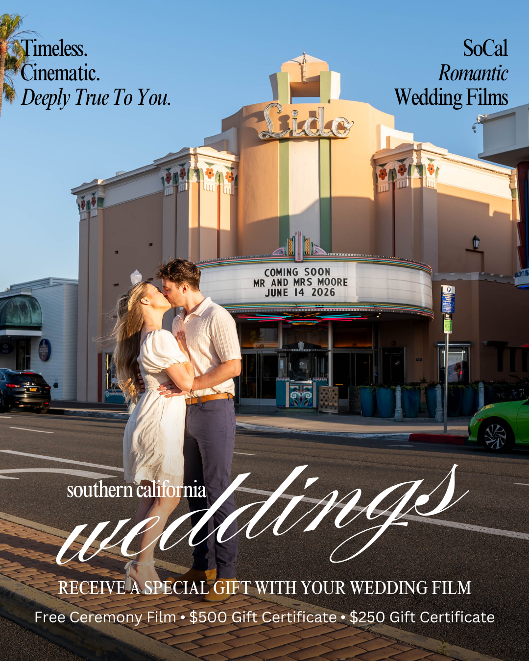 Films By Josh Facebook ad: Receive A Free Ceremony Film With Your Wedding Videography