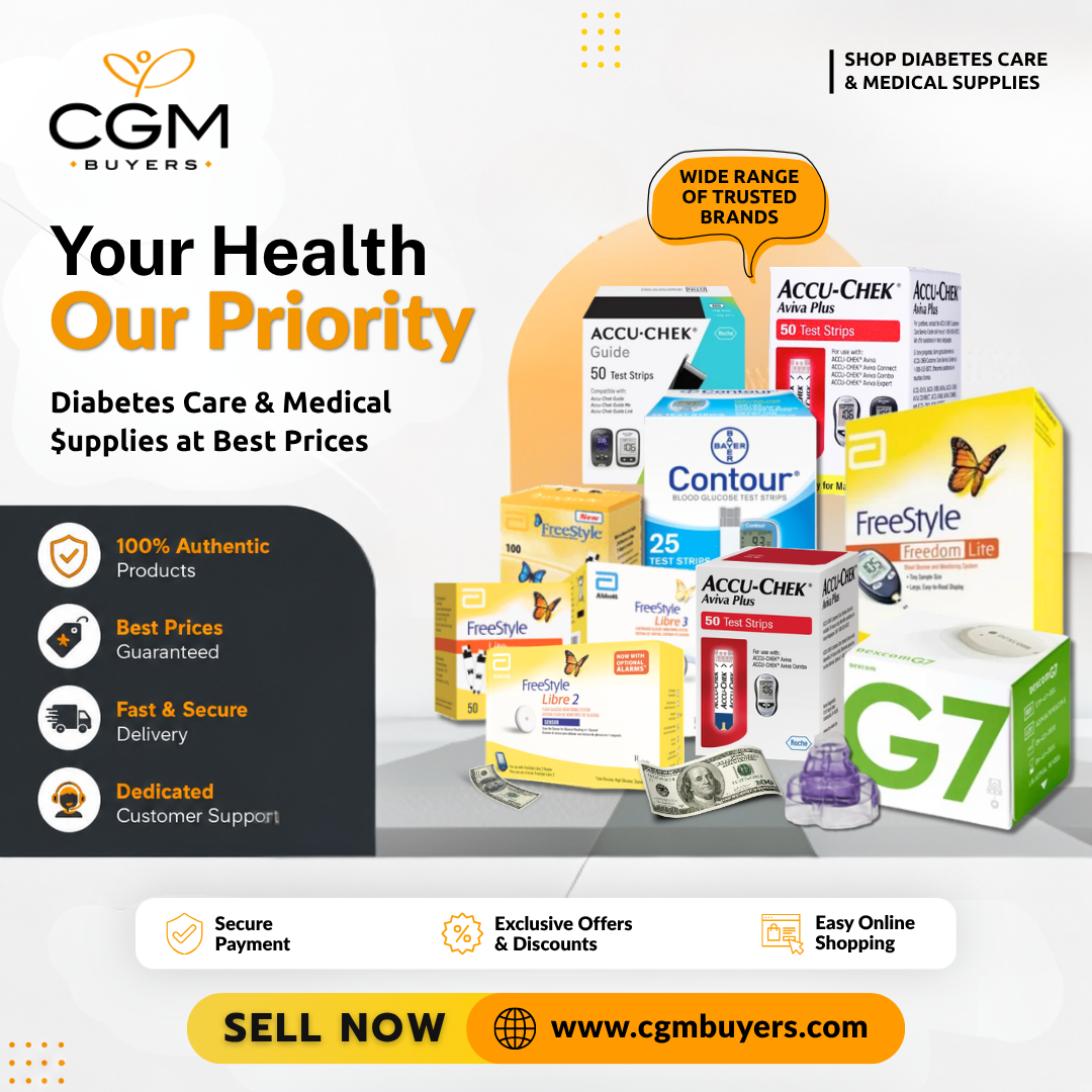 CGM Buyers Facebook ad: Turn Extra Diabetes Supplies Into Cash!