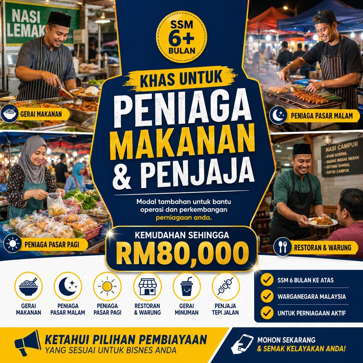 Smart Business Advisory Facebook ad: -Khas Untuk Peniaga Makanan & Penjaja