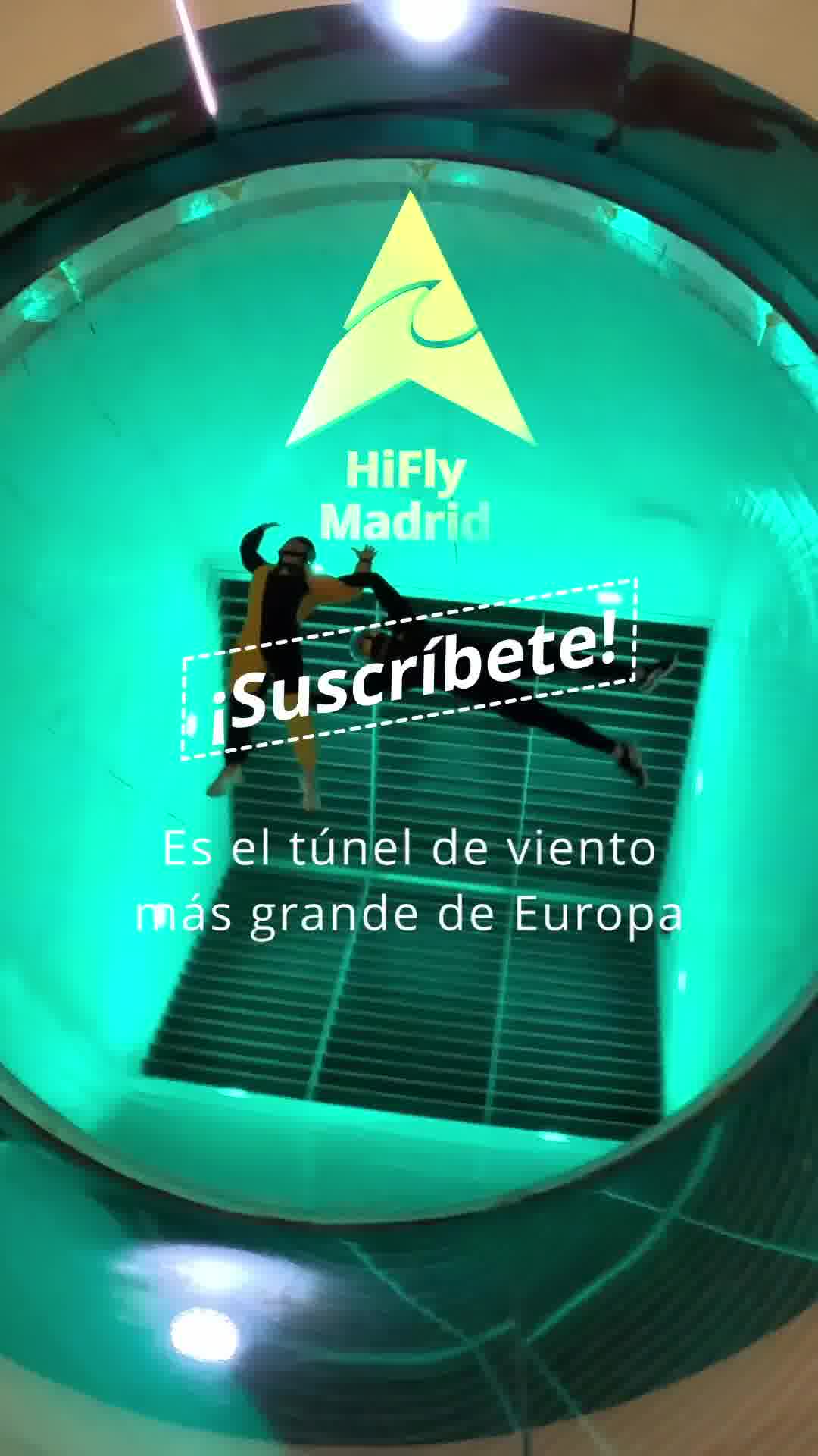 HiFly Madrid Facebook ad: Túnel de Viento