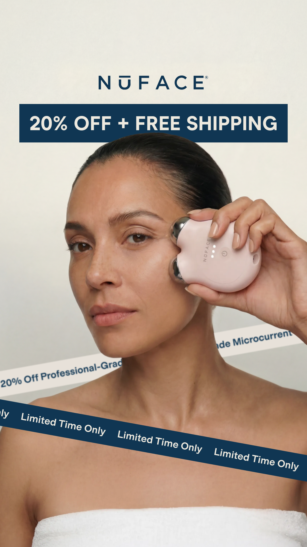 NuFACE Facebook ad