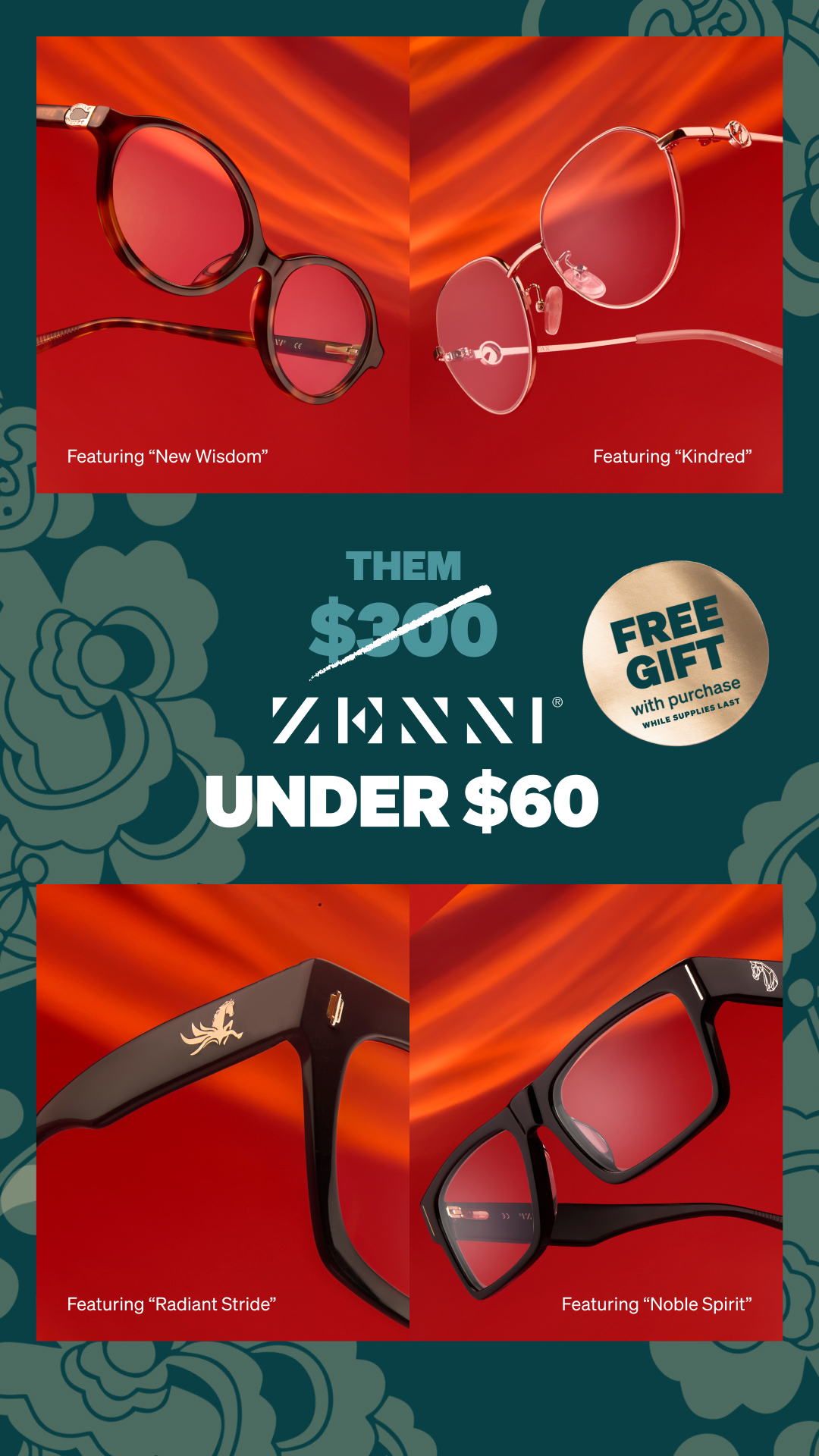 Zenni Optical Facebook ad