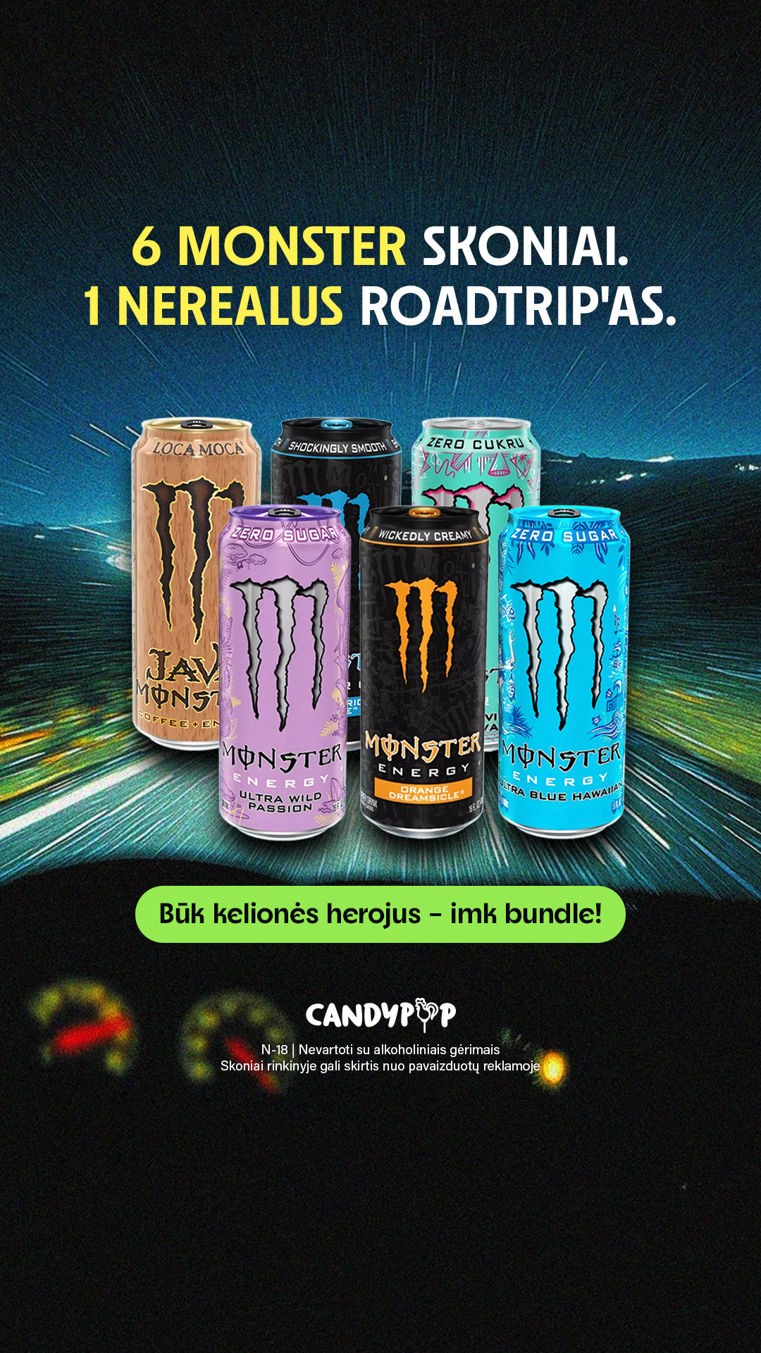 Candy POP Facebook ad